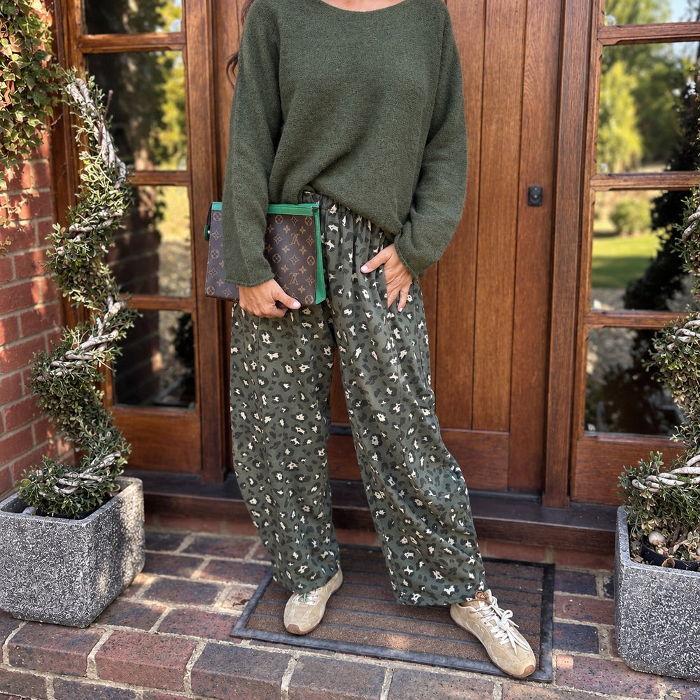 Cody Leopard Trousers