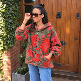 Gabe Fleece Jacket - Blush Boutique Essex