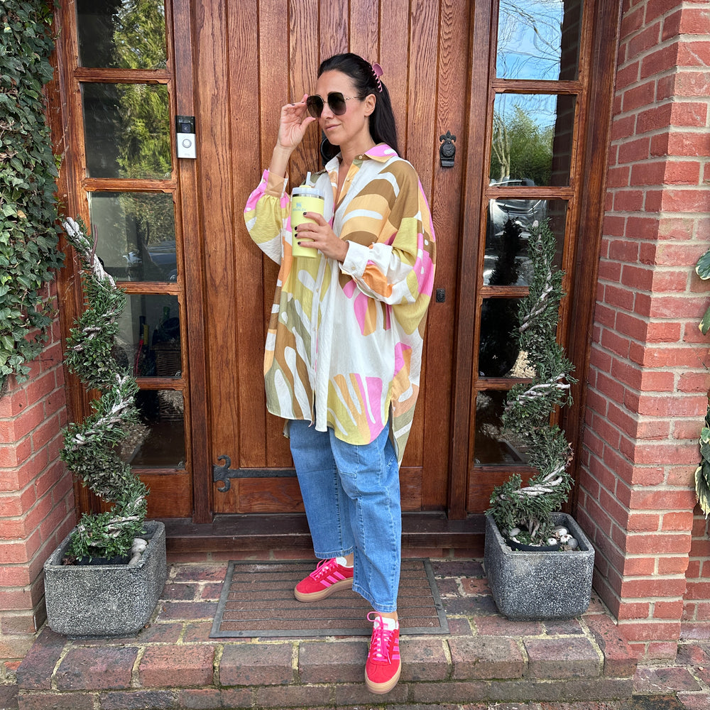 Sonny Oversized Shirt - Blush Boutique Essex