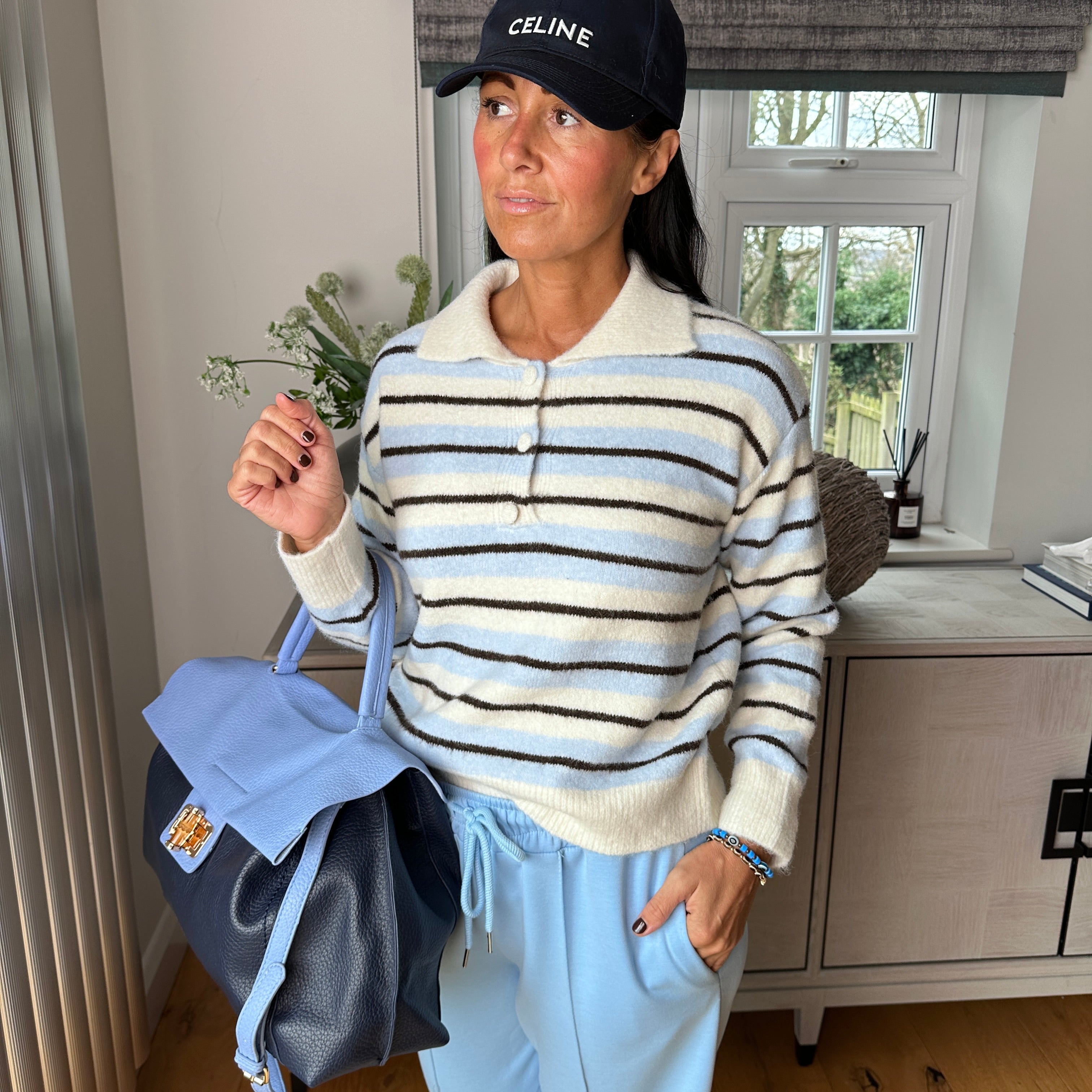 Dina Knit Polo - Blush Boutique Essex