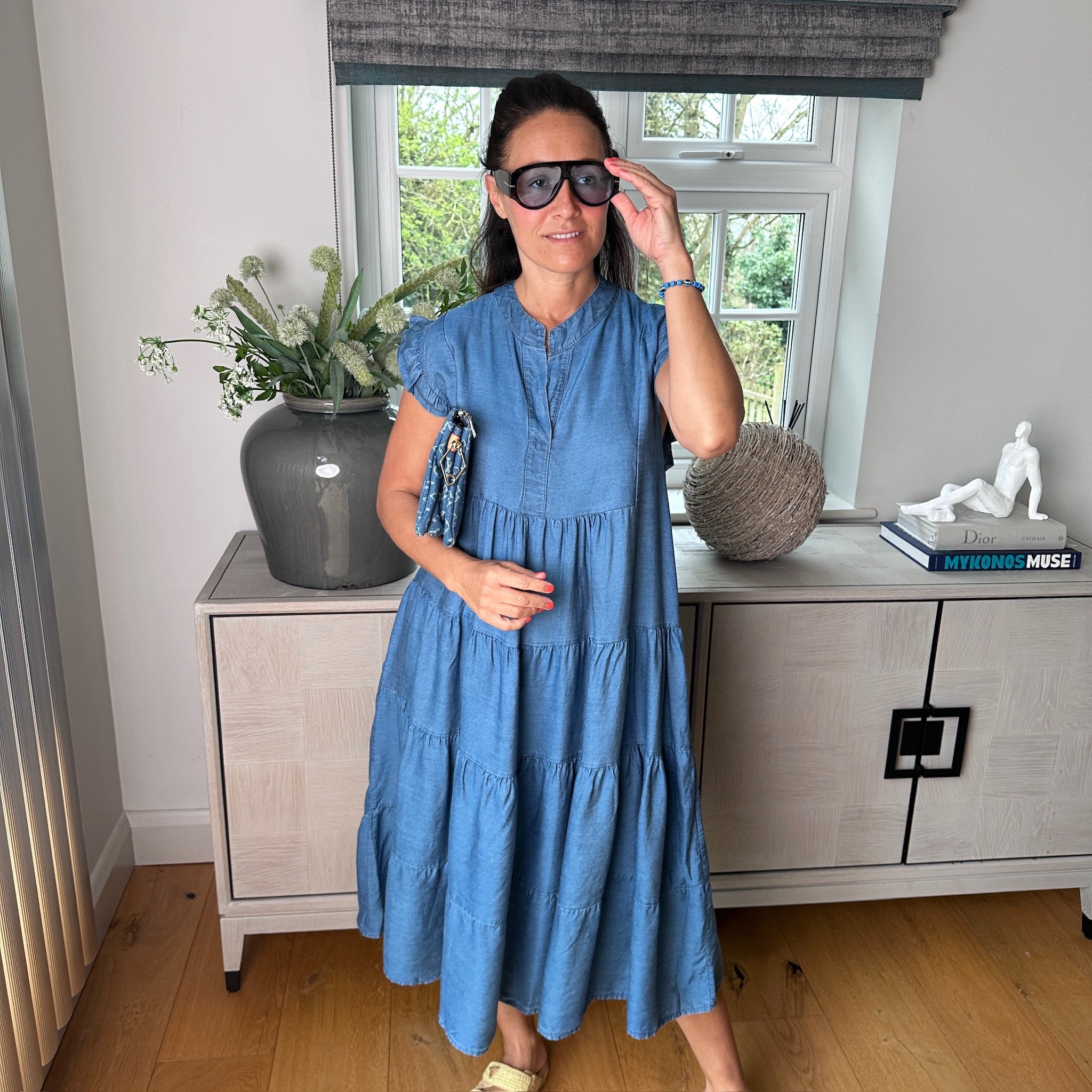 Sean Denim Dress - Blush Boutique Essex