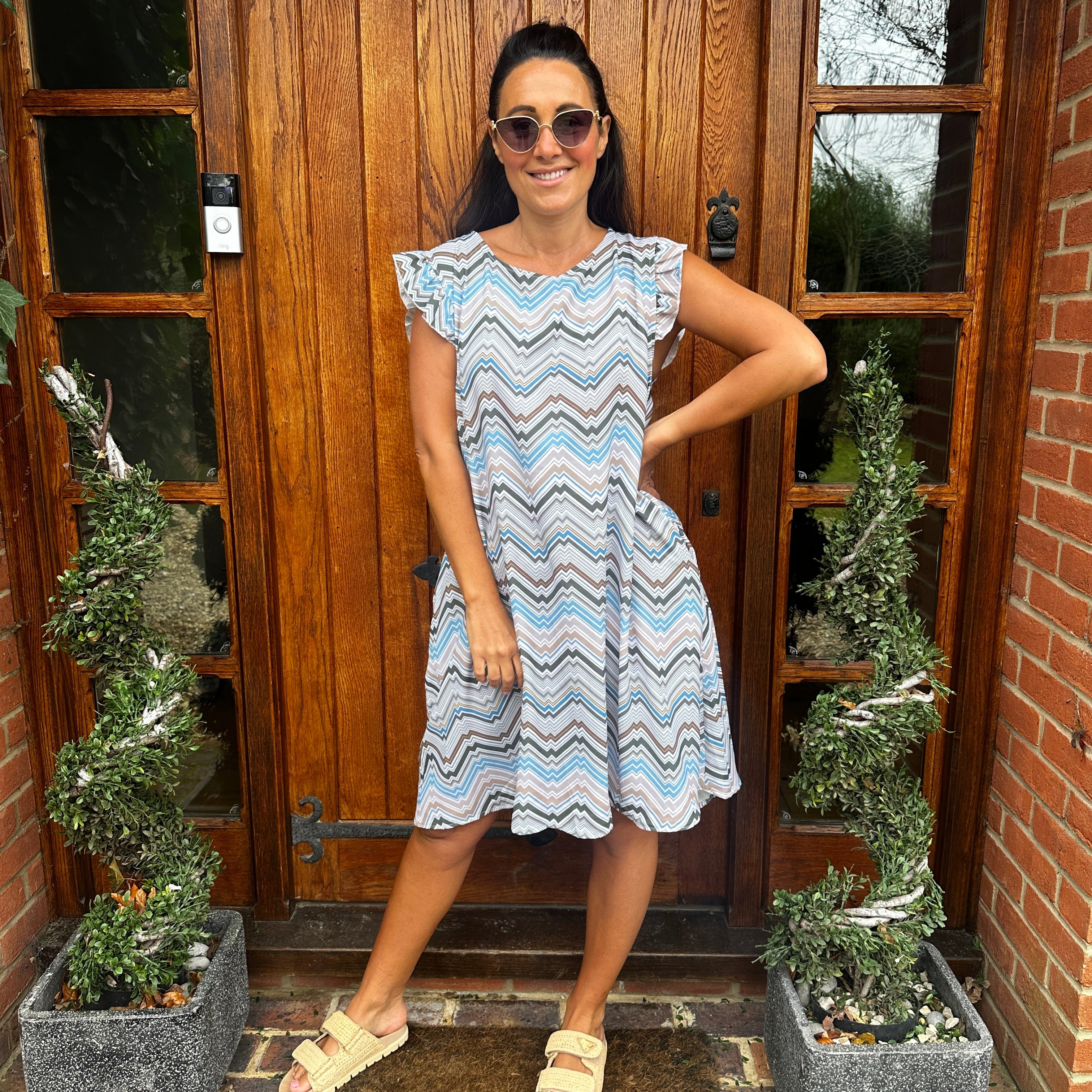 Mimi Button Dress - Blush Boutique Essex