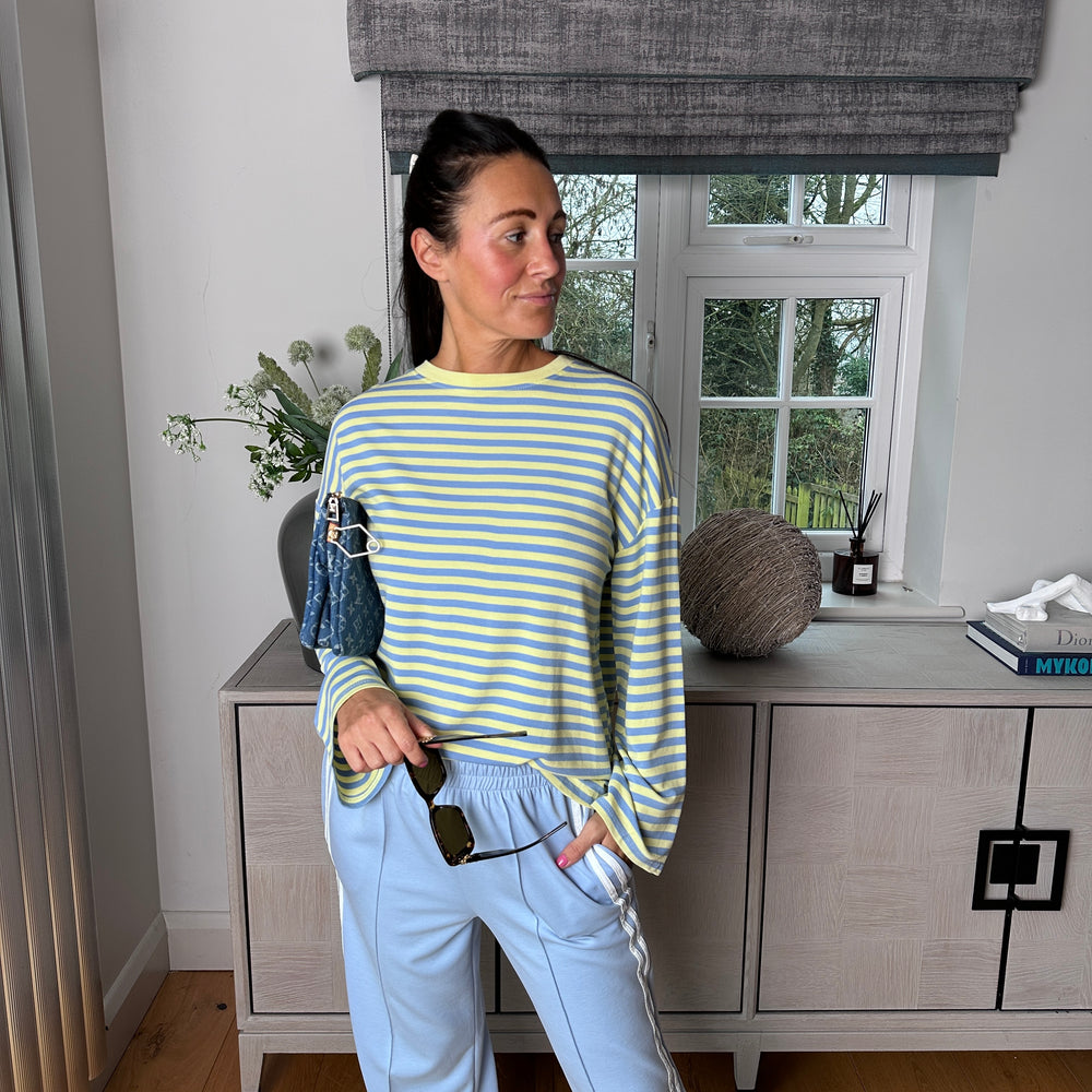 Dorris Stripe Slub Top