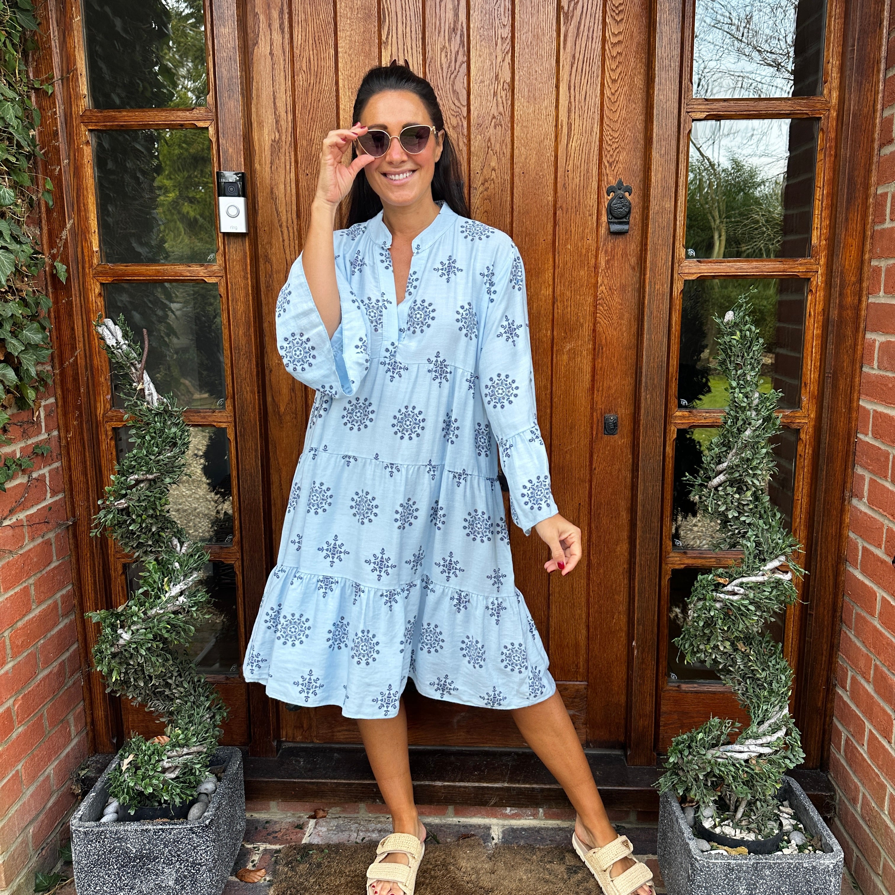 Delilah Swing Dress - Blush Boutique Essex