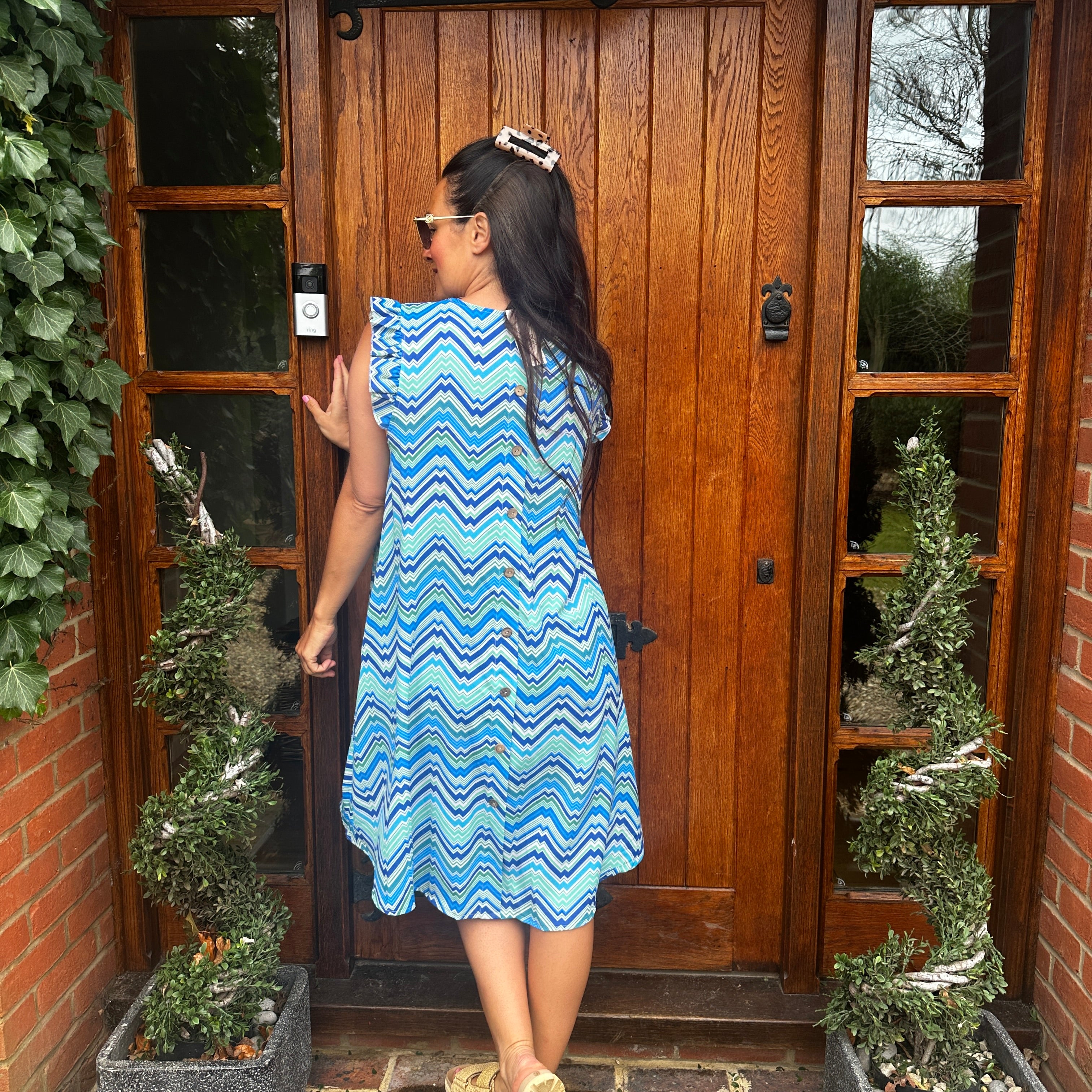 Mimi Button Dress - Blush Boutique Essex