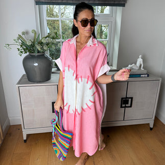 Lulu Shirt Dress - Blush Boutique Essex