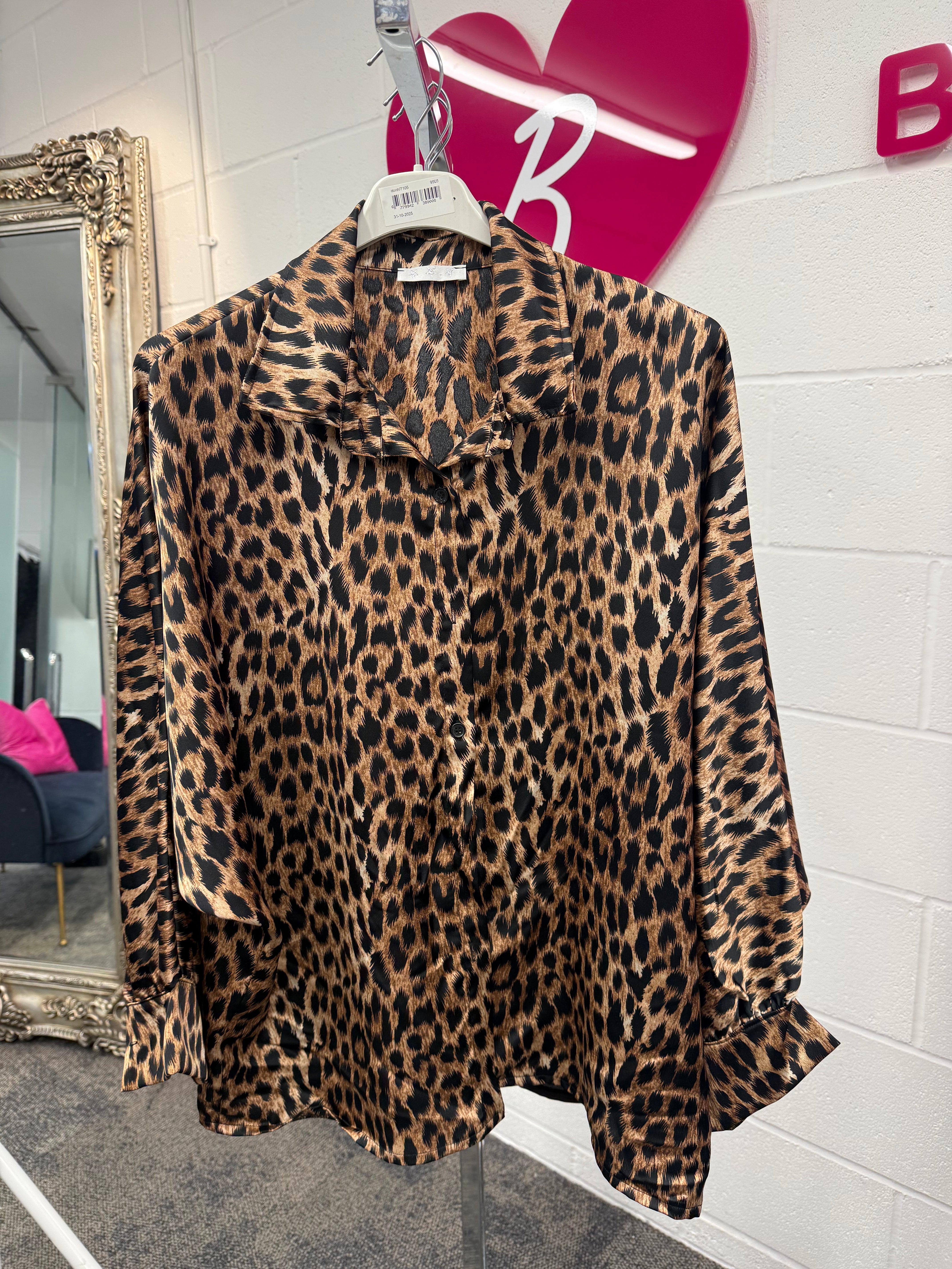 Tori satin shirt - Blush Boutique Essex