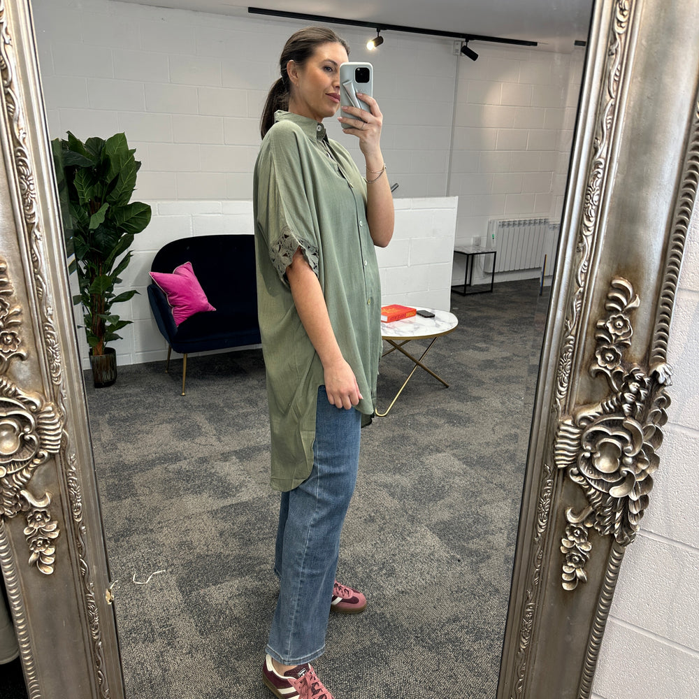 Fleur Anglaise Shirt - Blush Boutique Essex