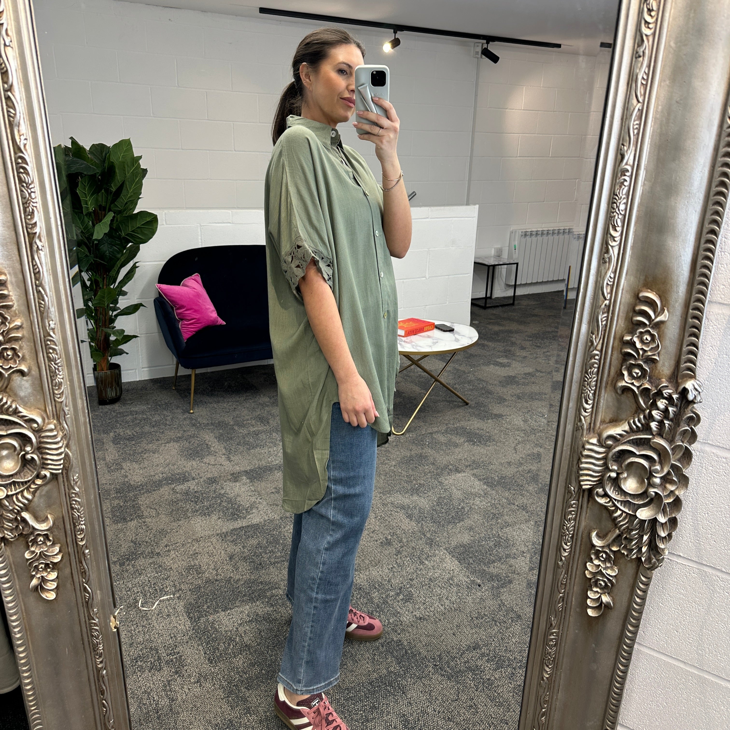Fleur Anglaise Shirt - Blush Boutique Essex