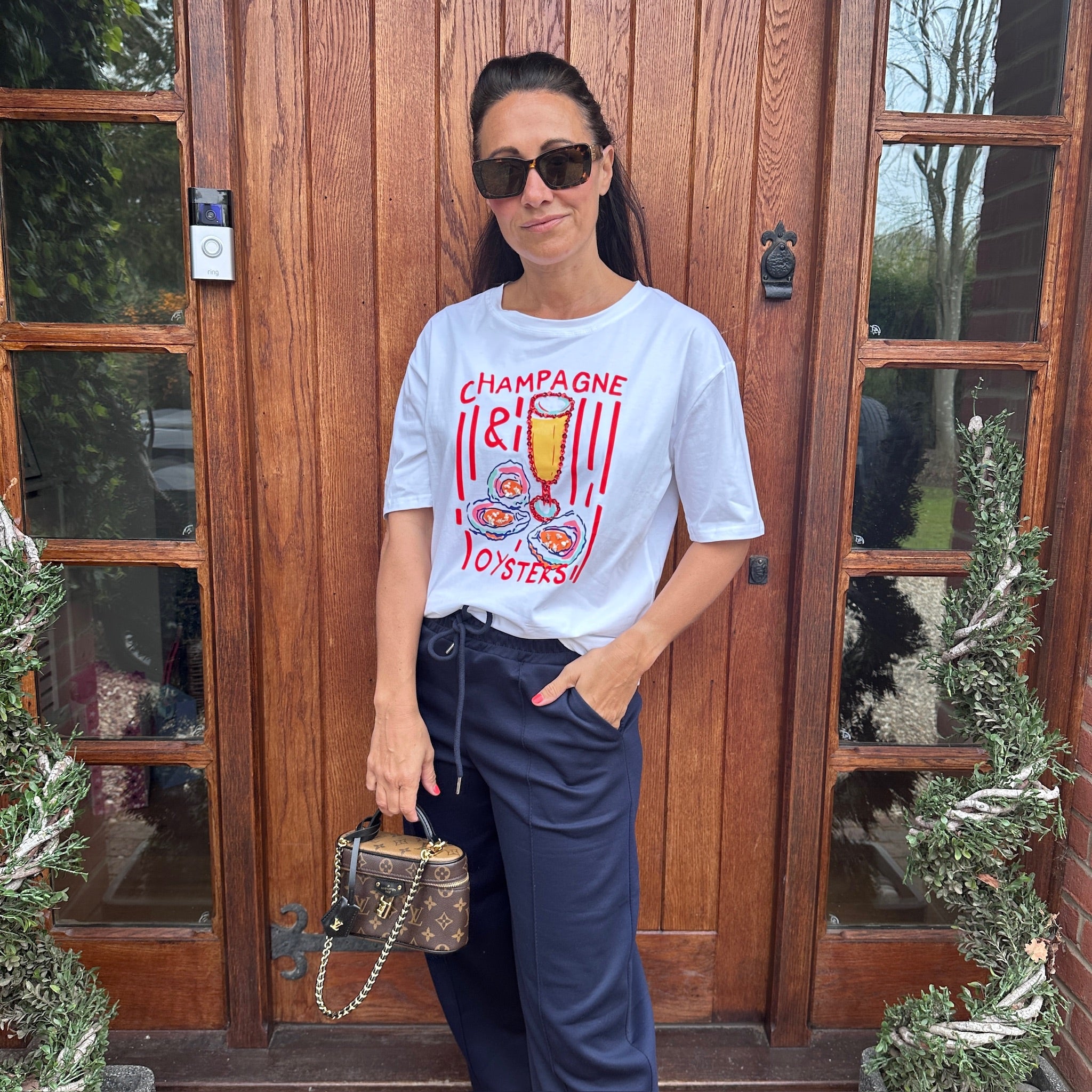 Champagne T-shirt - Blush Boutique Essex