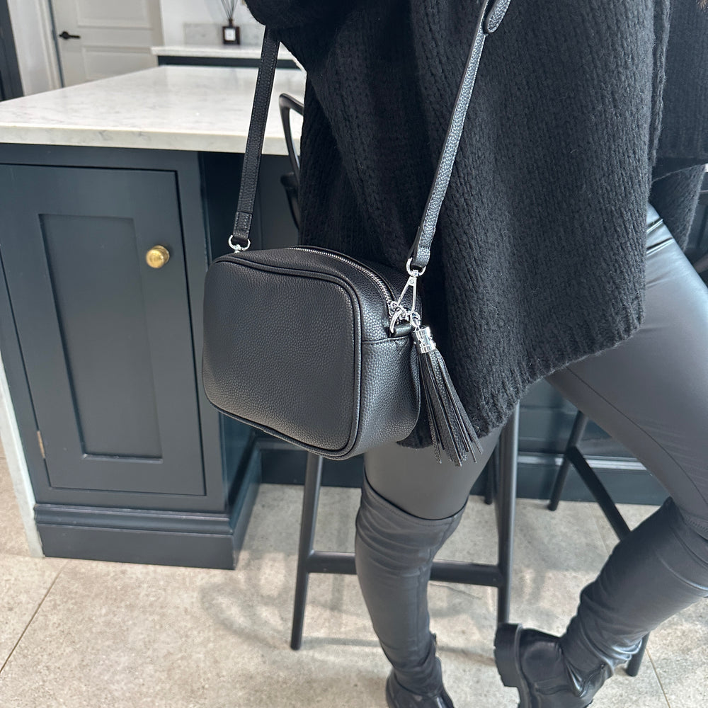 Cross Body Tassel Bag - Blush Boutique Essex