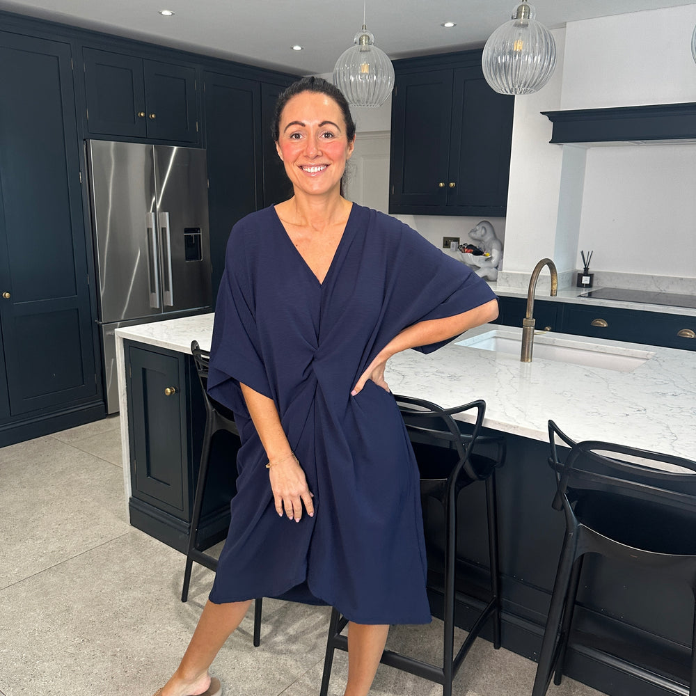 Tiffany Knot Dress - Blush Boutique Essex