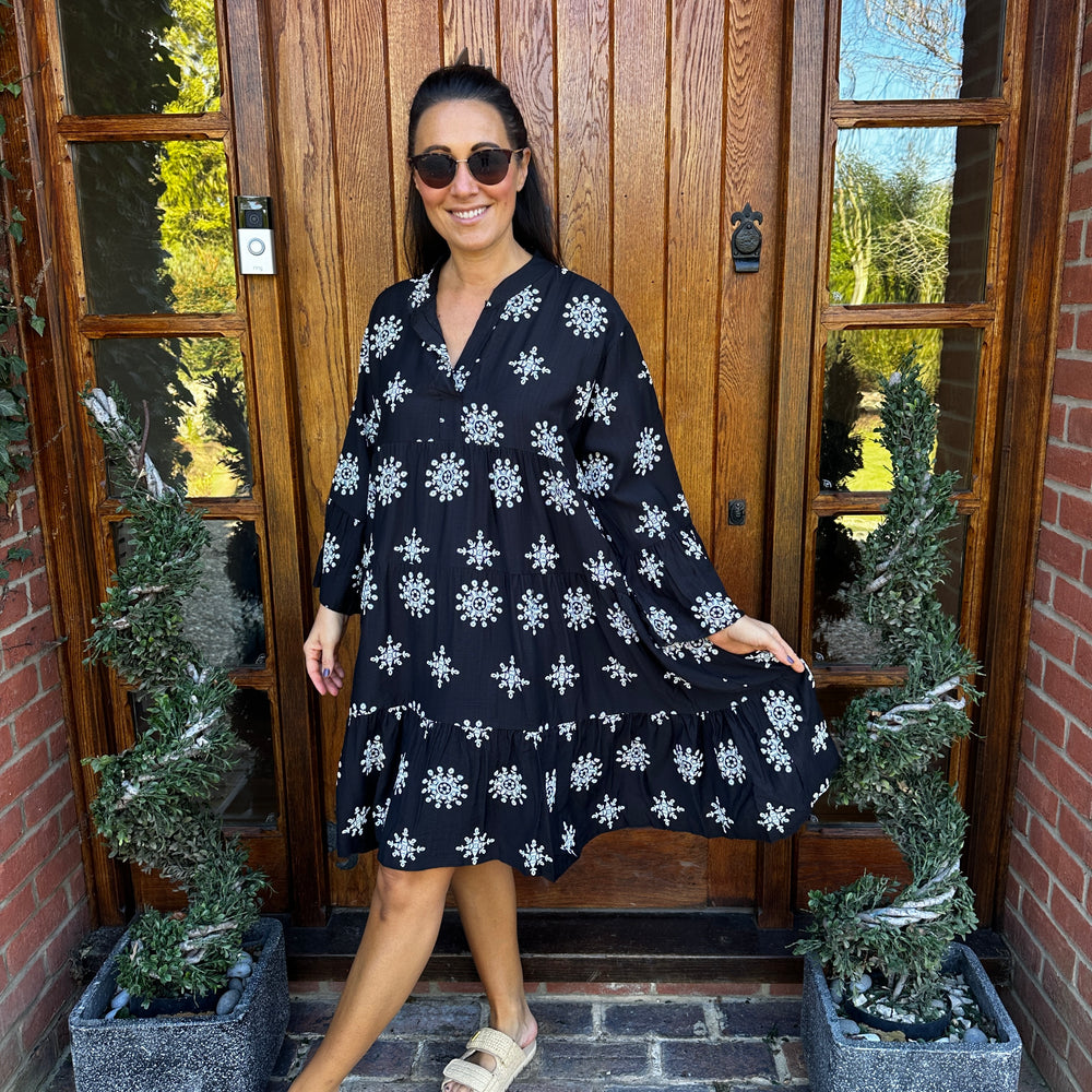 Delilah Swing Dress - Blush Boutique Essex