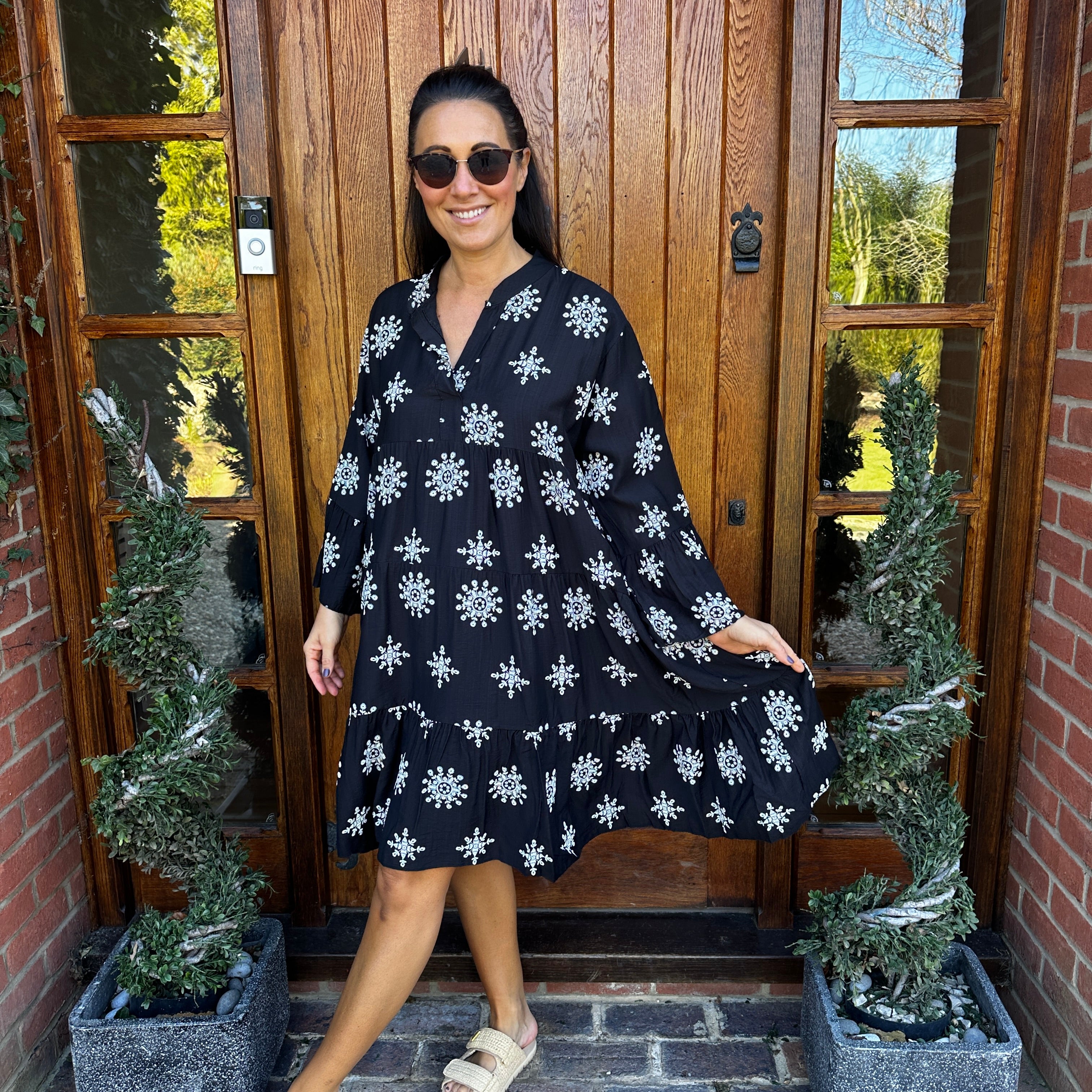 Delilah Swing Dress - Blush Boutique Essex