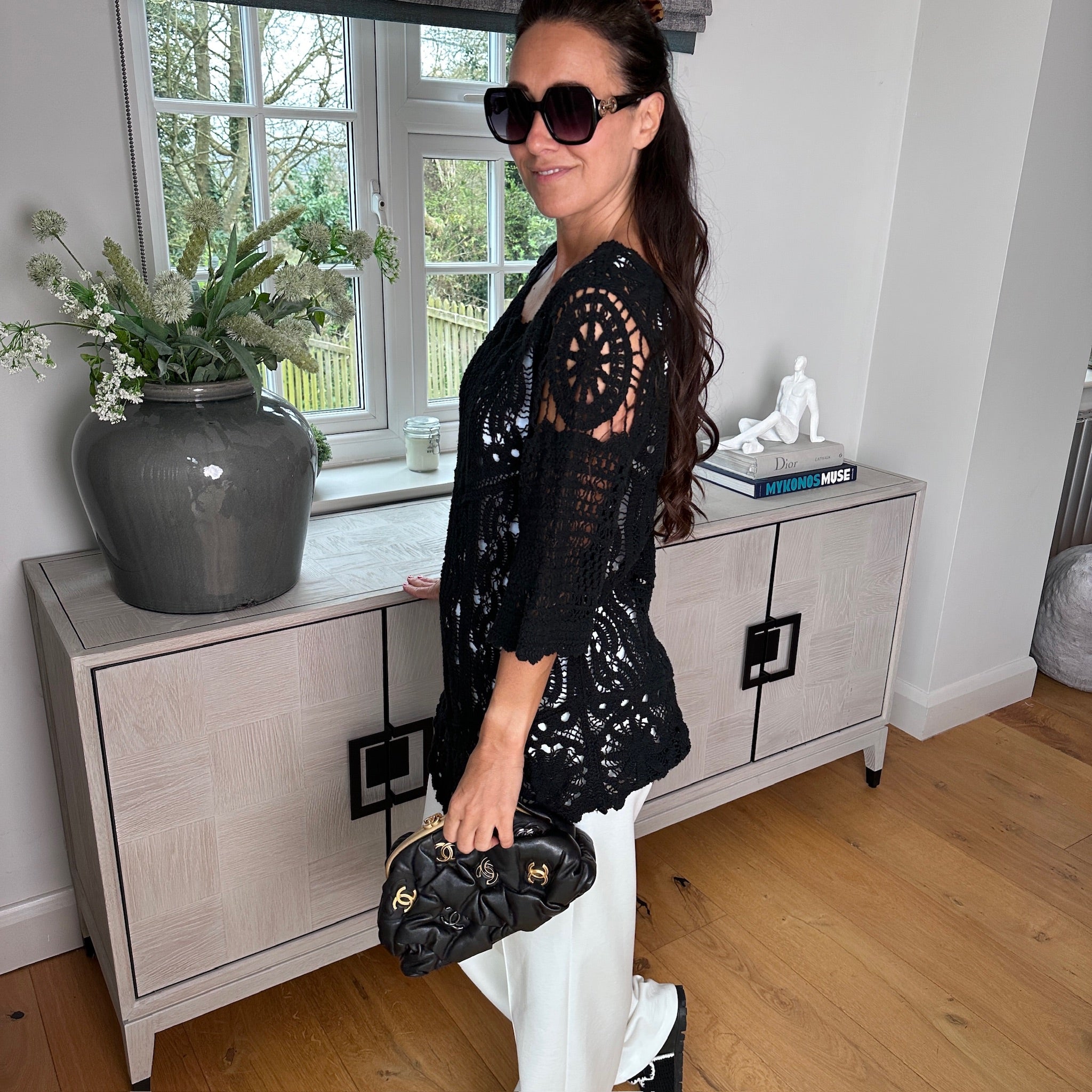 Roman Crochet Top - Blush Boutique Essex