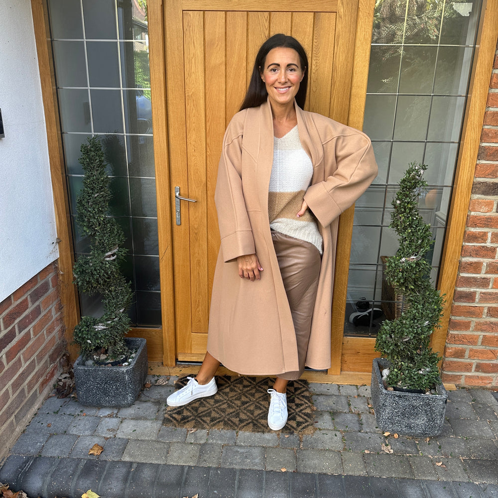 Frank Duster Coat - Blush Boutique Essex