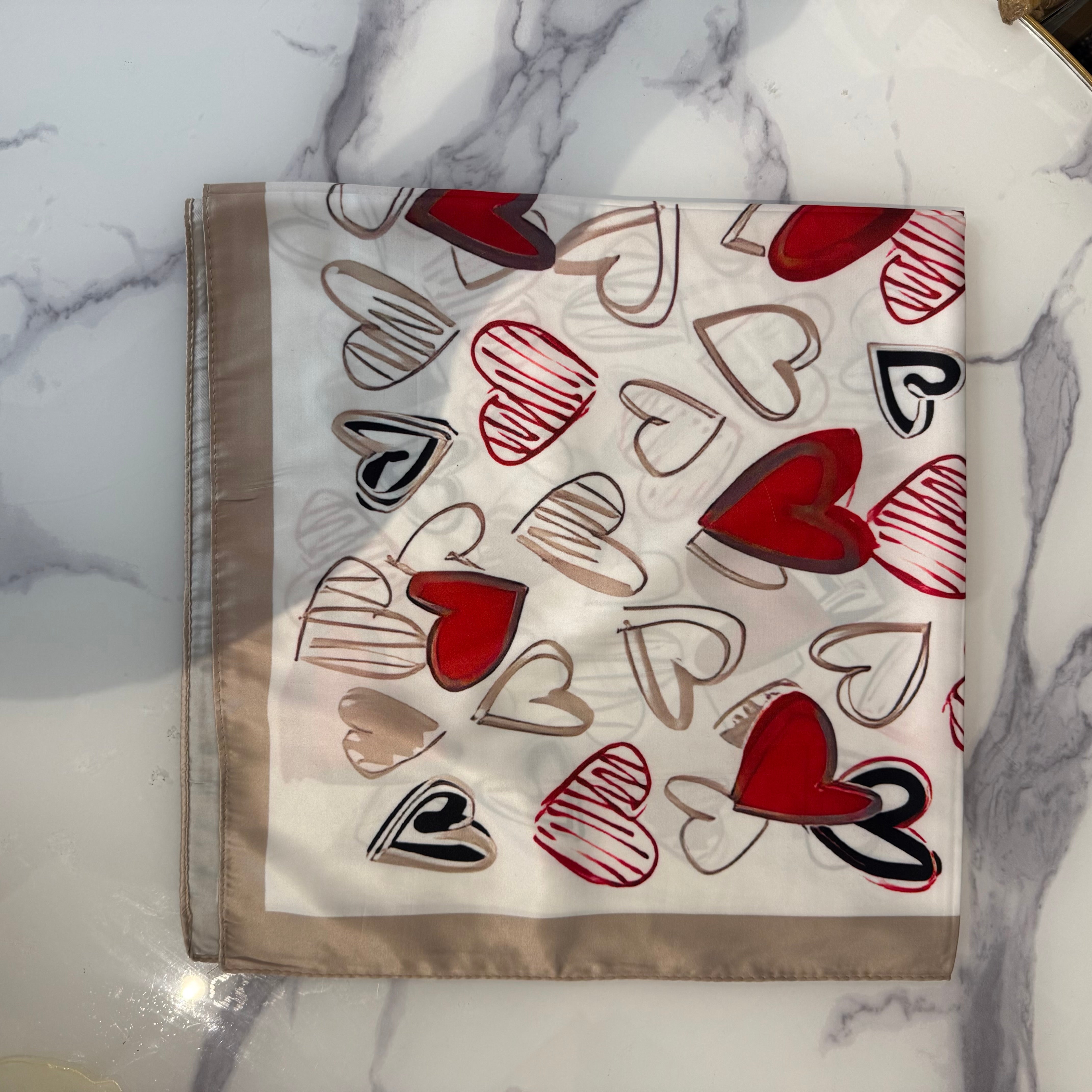 Heidi heart neck scarf - Blush Boutique Essex