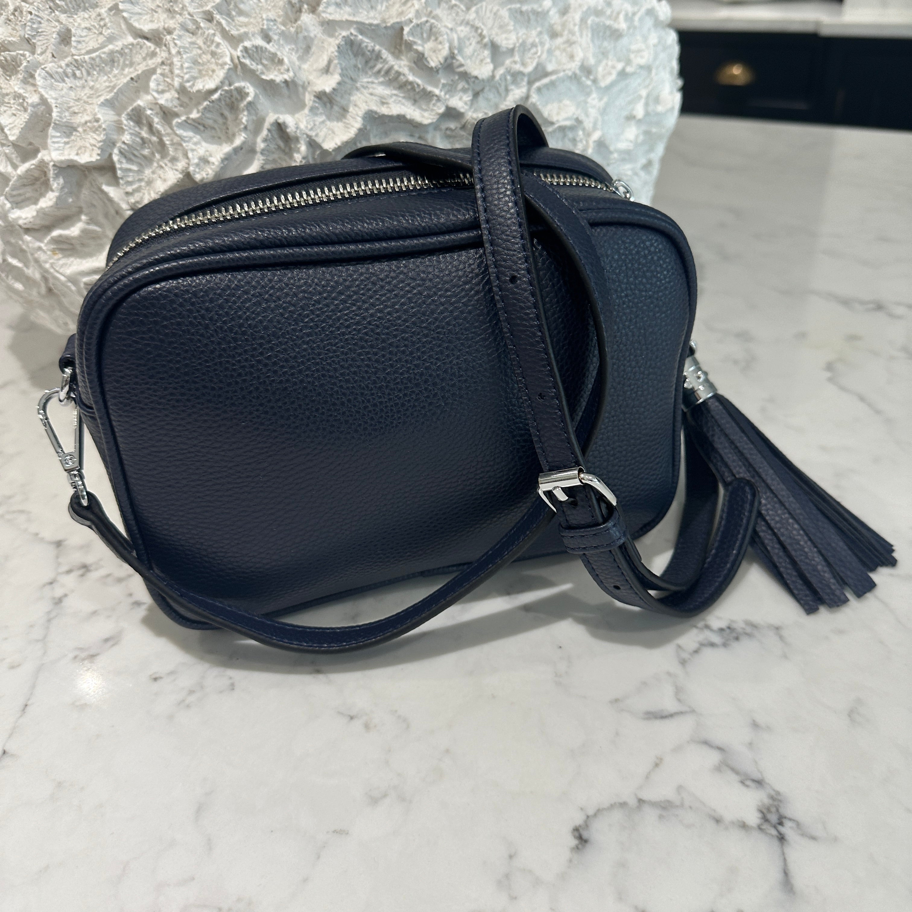 Cross Body Tassel Bag - Blush Boutique Essex