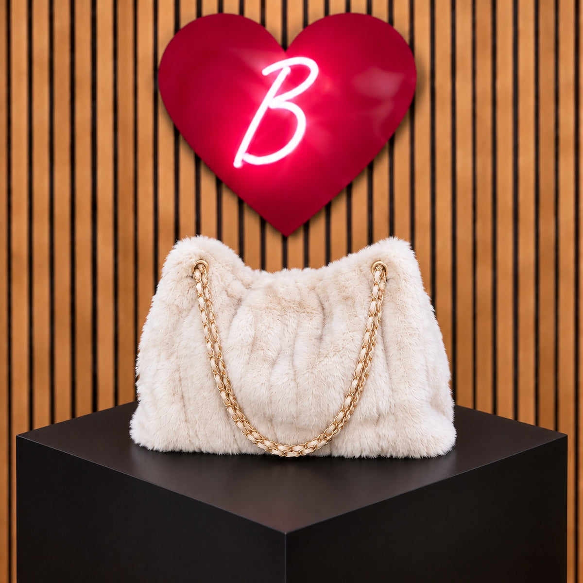 Megan Faux Fur Bag