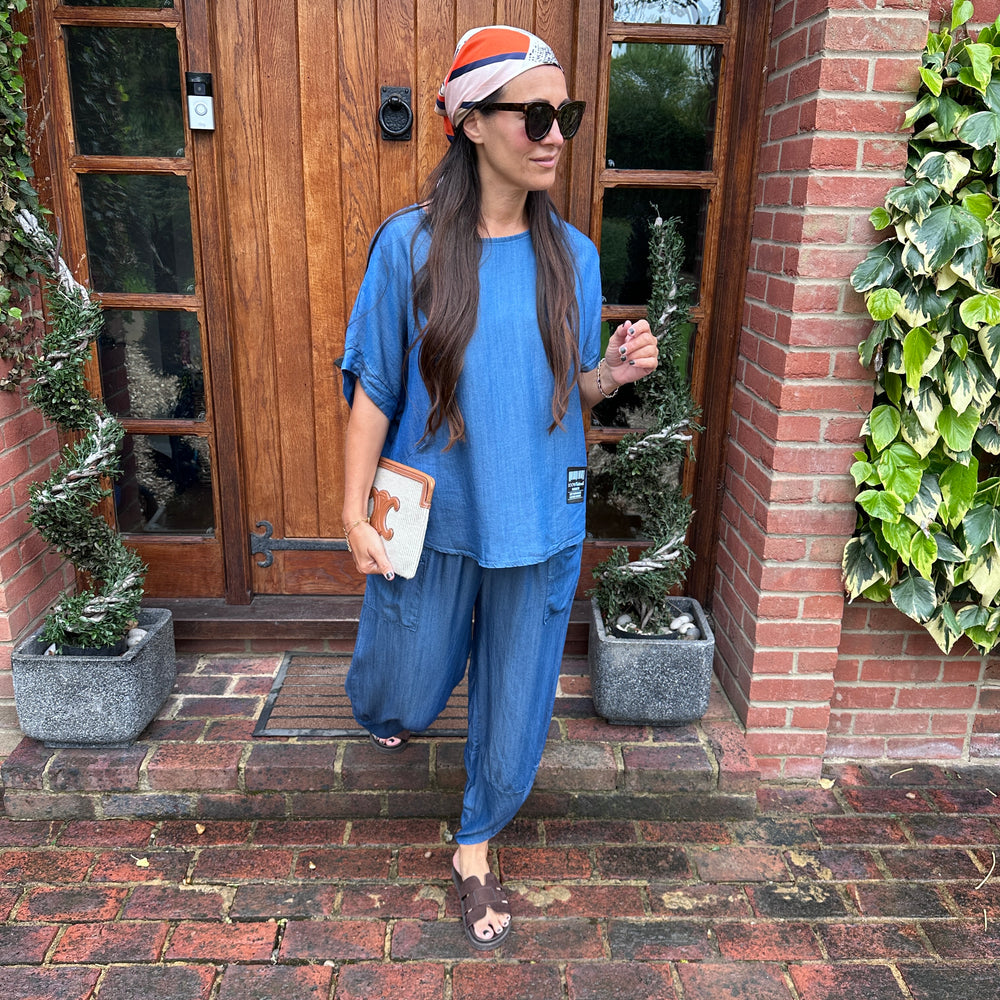 Lola Denim Co Ord - Blush Boutique Essex