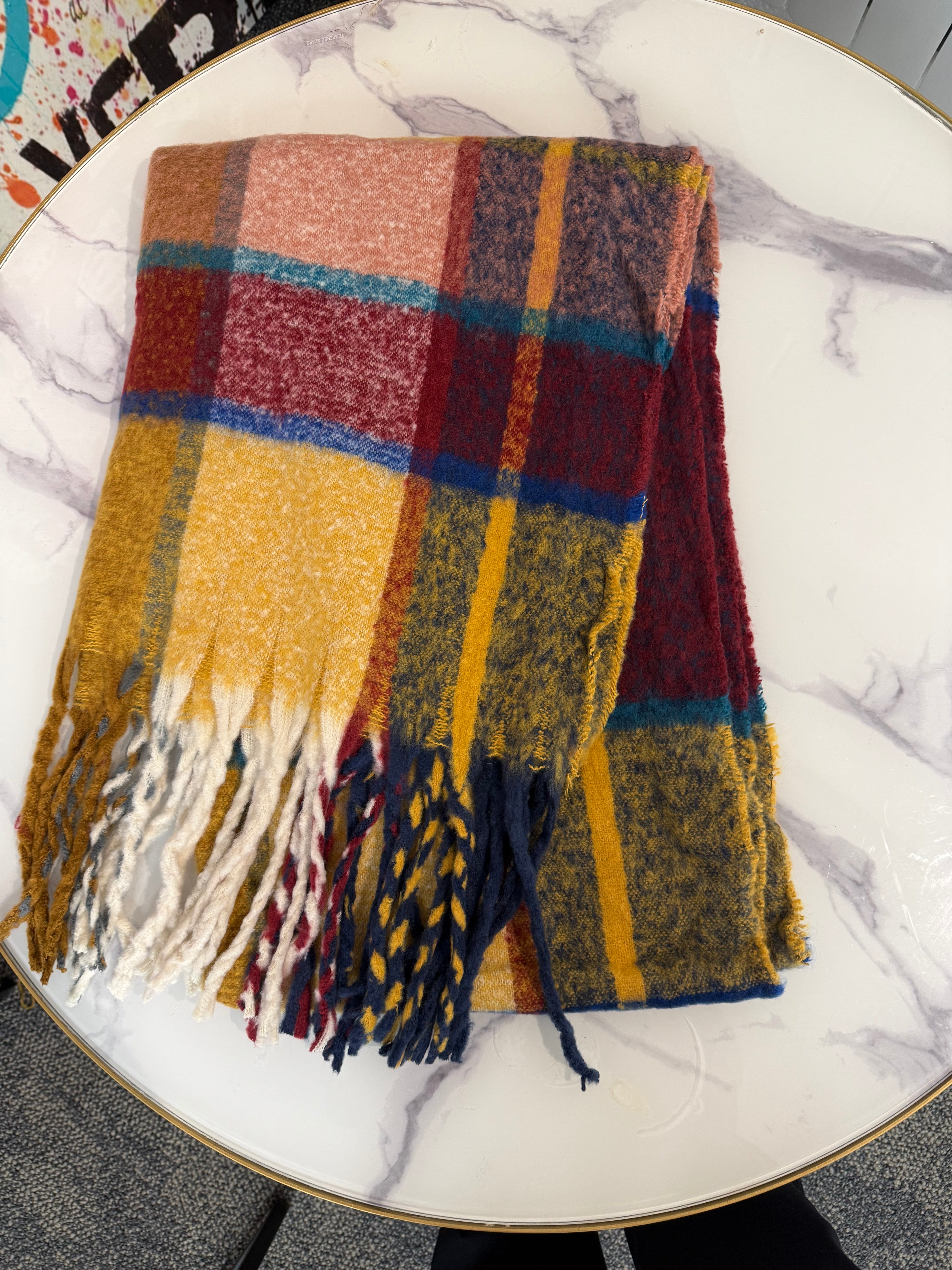 Deena chunky scarf - Blush Boutique Essex