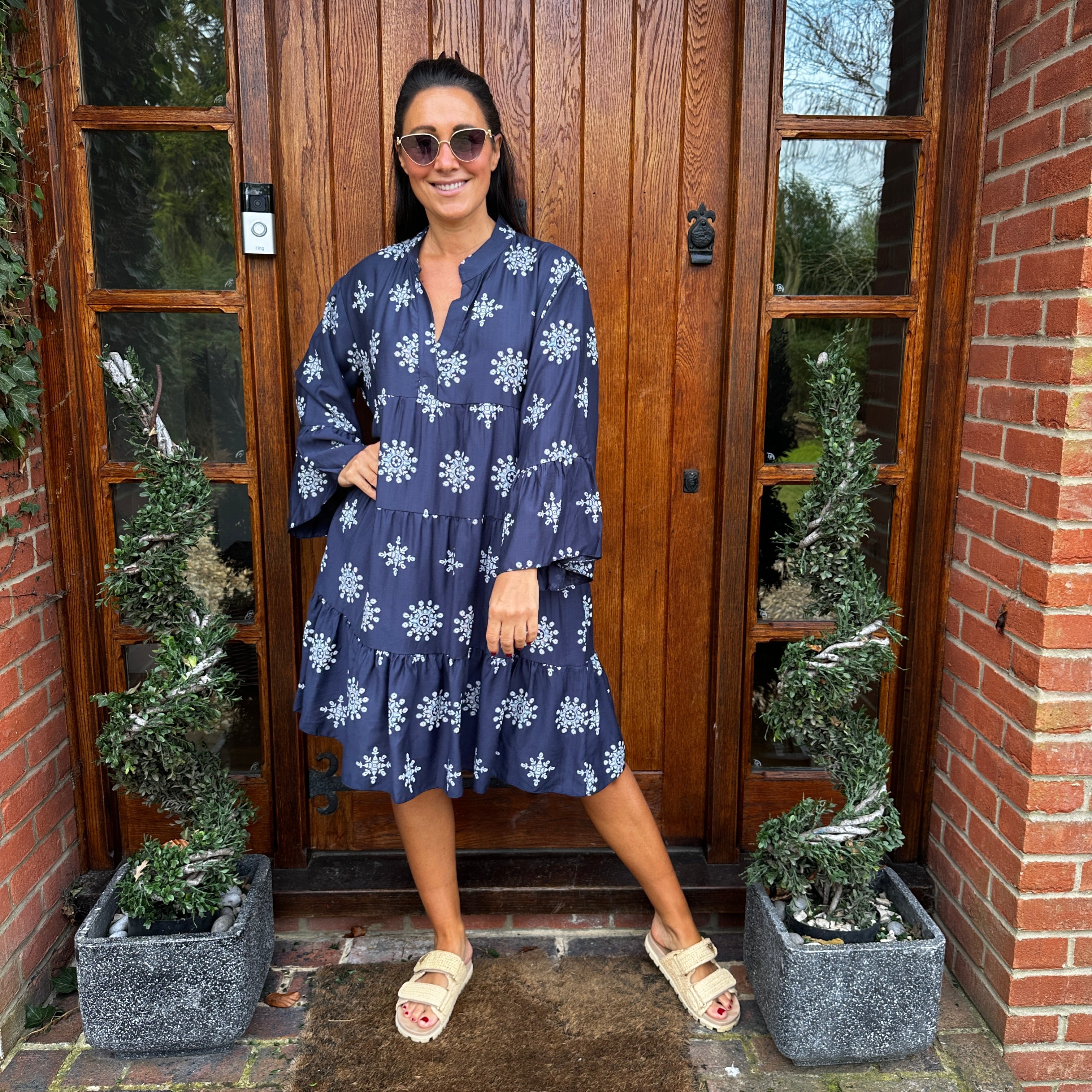 Delilah Swing Dress - Blush Boutique Essex