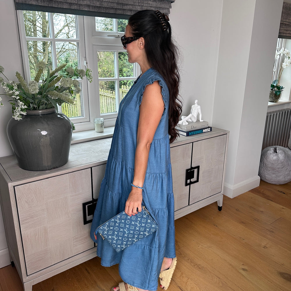 Sean Denim Dress - Blush Boutique Essex