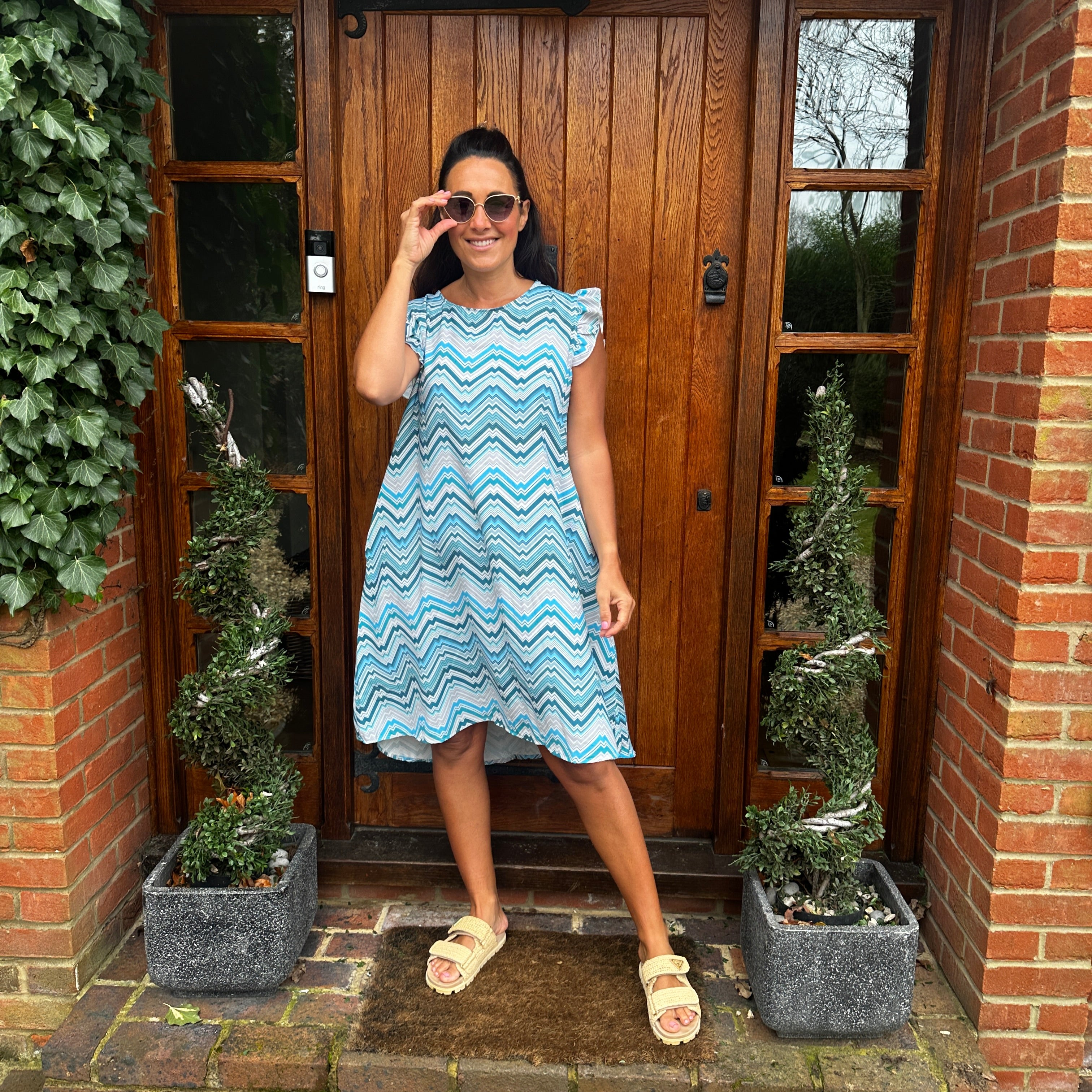 Mimi Button Dress - Blush Boutique Essex