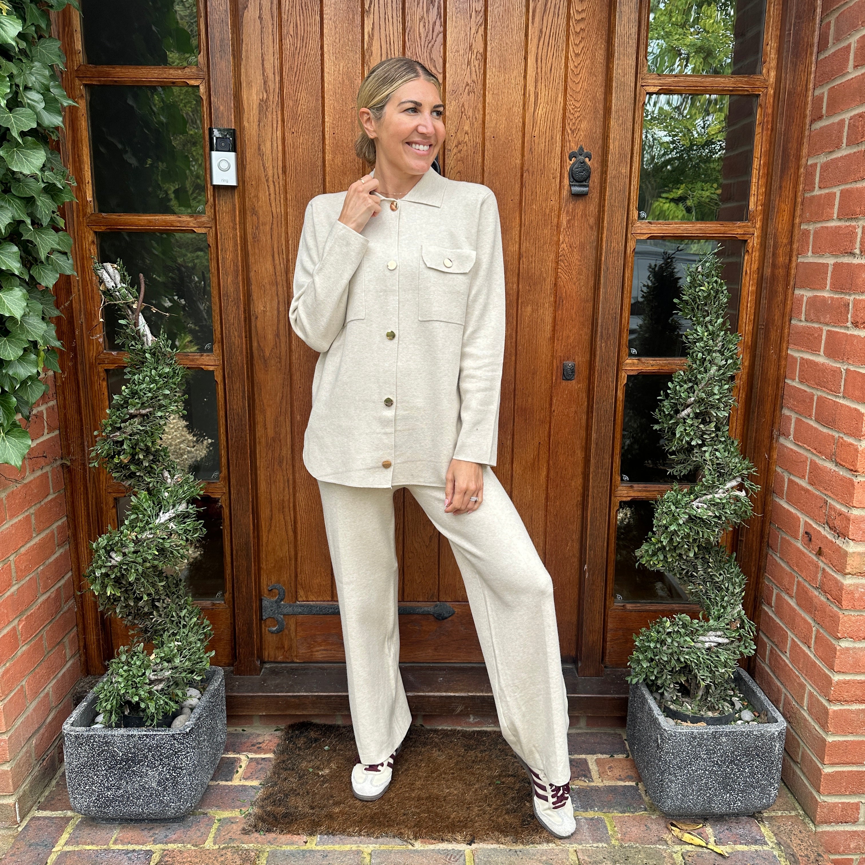 Juliette Button Co Ord - Blush Boutique Essex