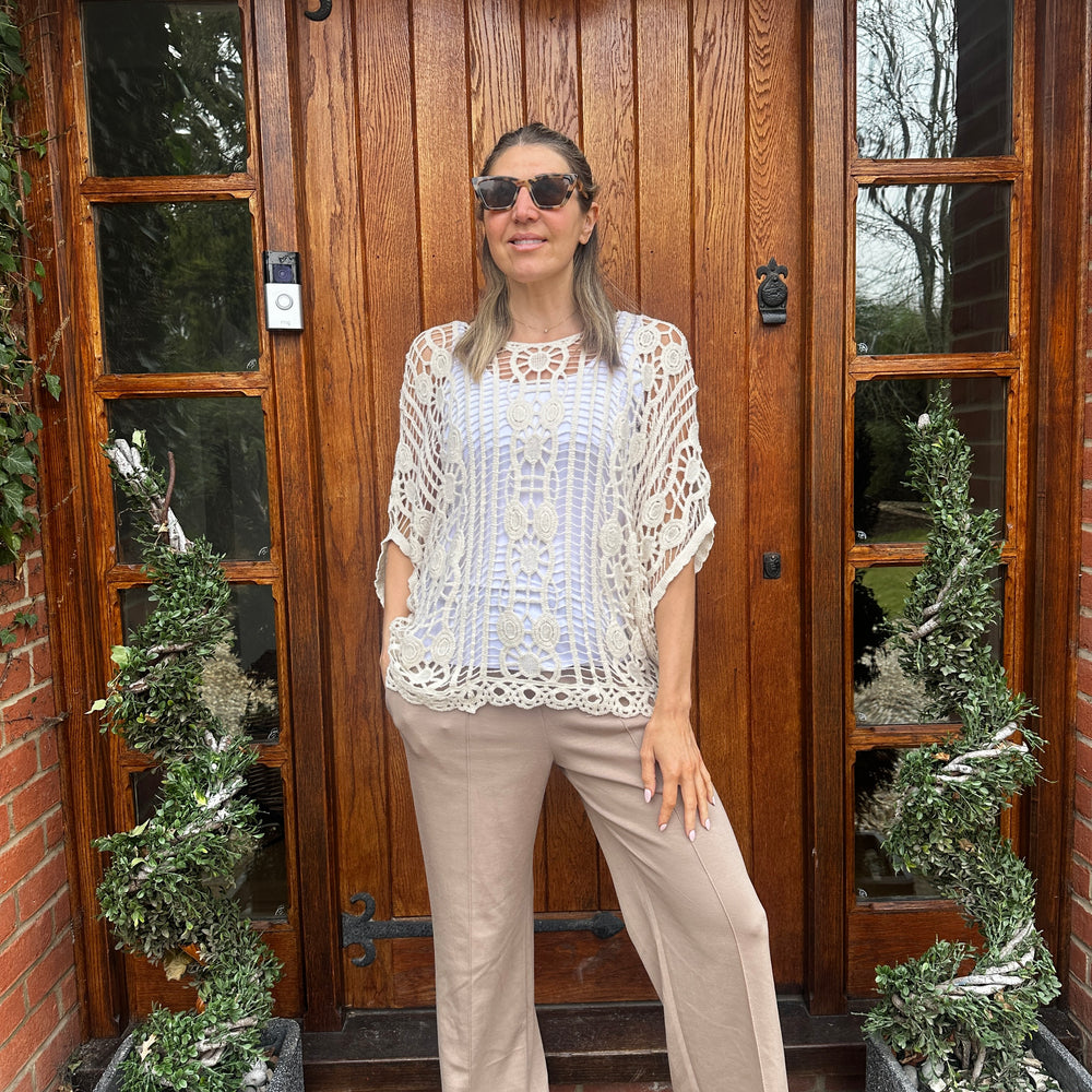 Claire Crochet Top