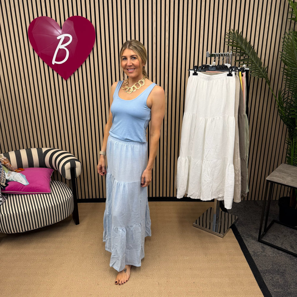 Francis Tiered skirt - Blush Boutique Essex