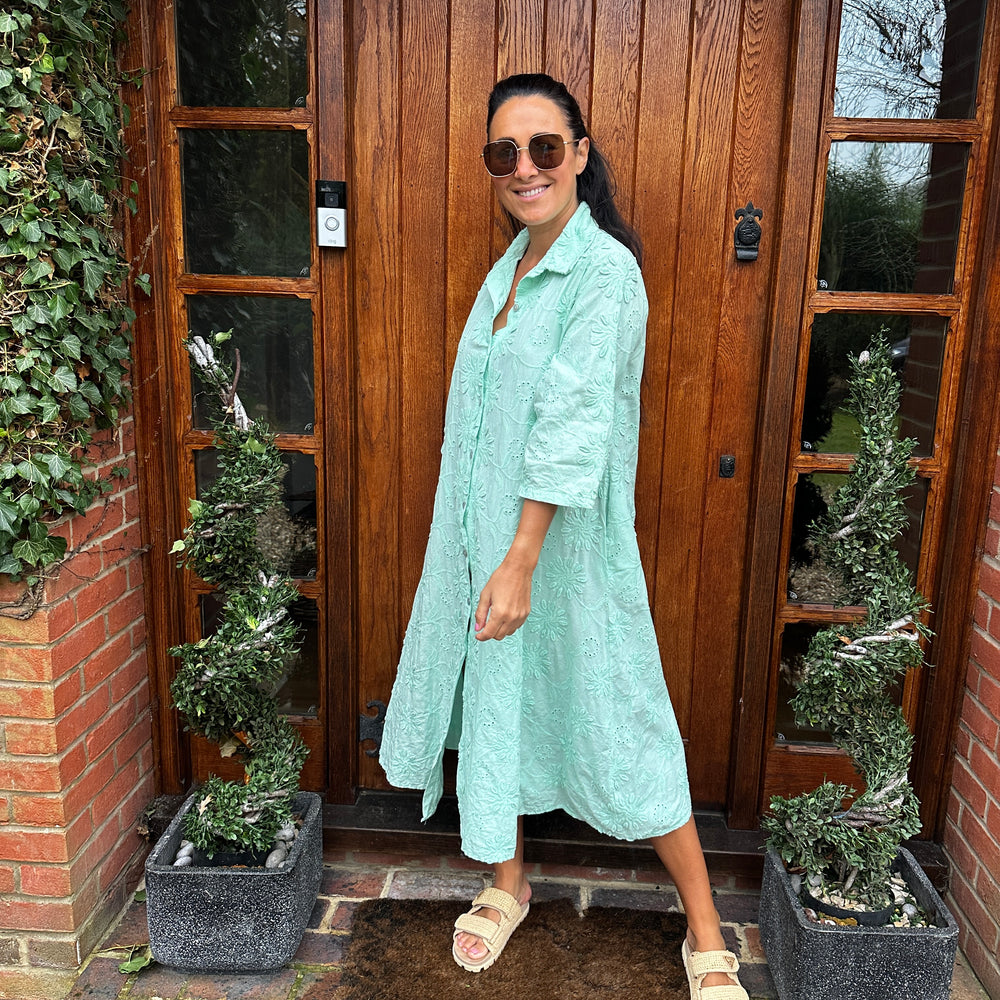 Poppy Embroidered Dress