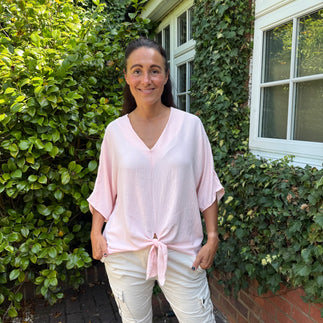 Chantelle Tie Top - Blush Boutique Essex