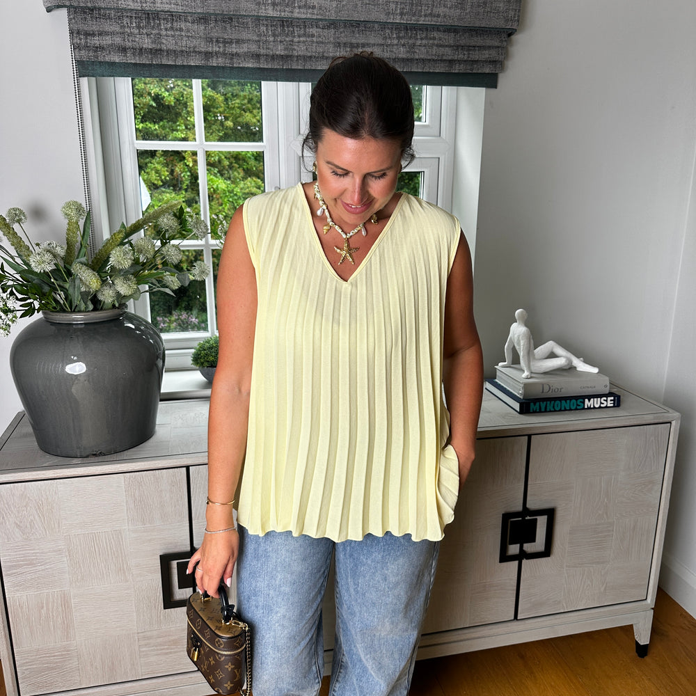 Tina Pleated Top
