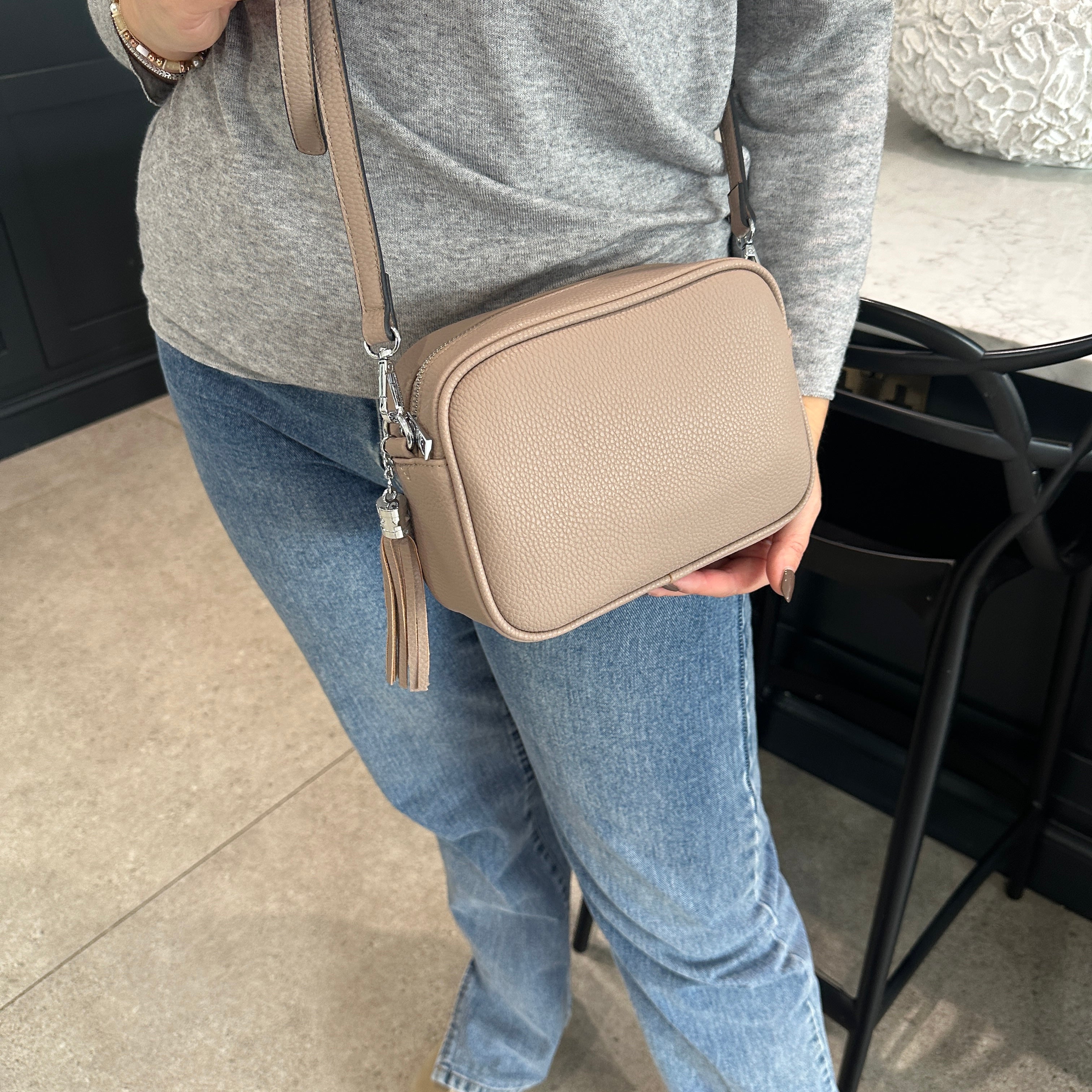 Cross Body Tassel Bag - Blush Boutique Essex
