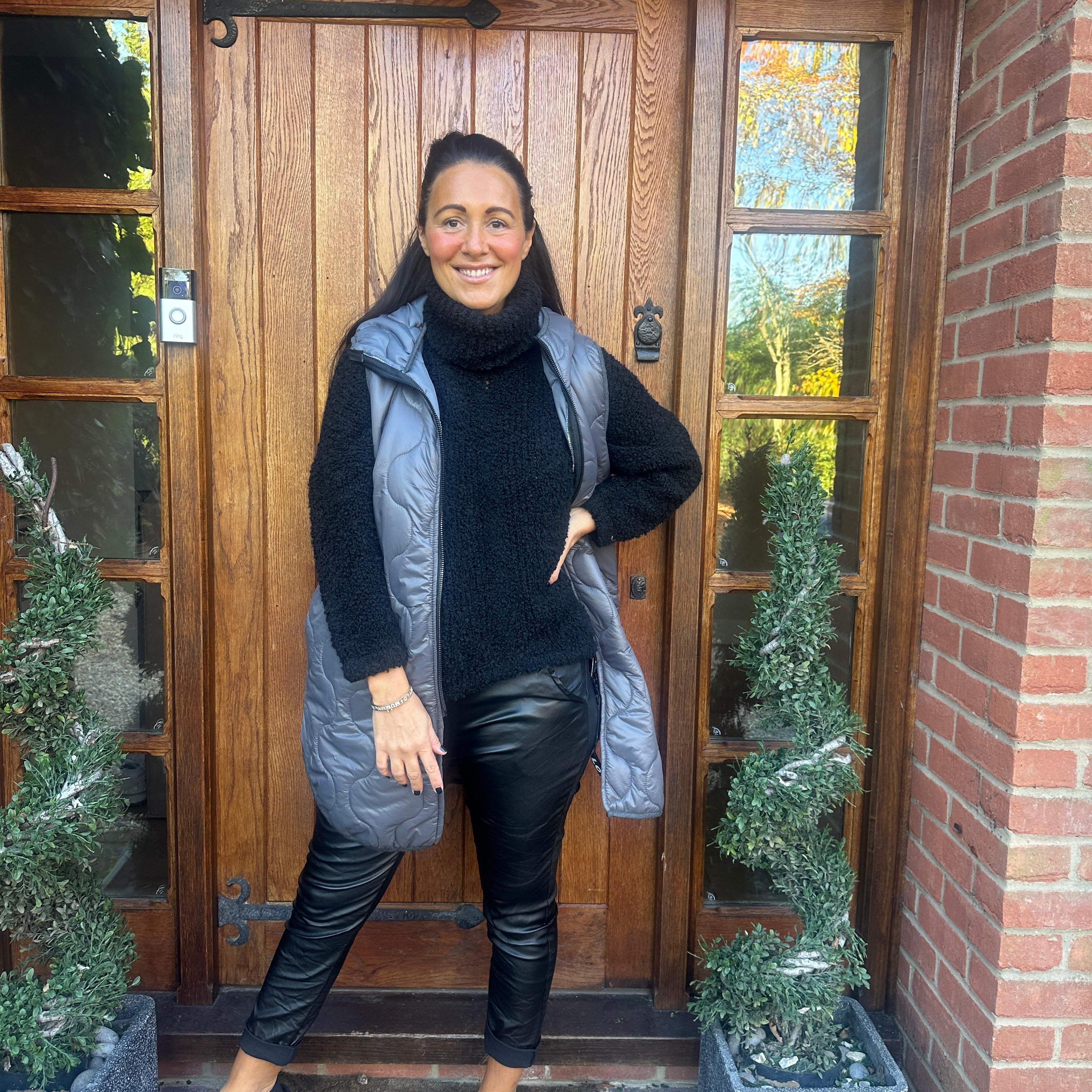 Love Quilted Body Warmer - Blush Boutique Essex