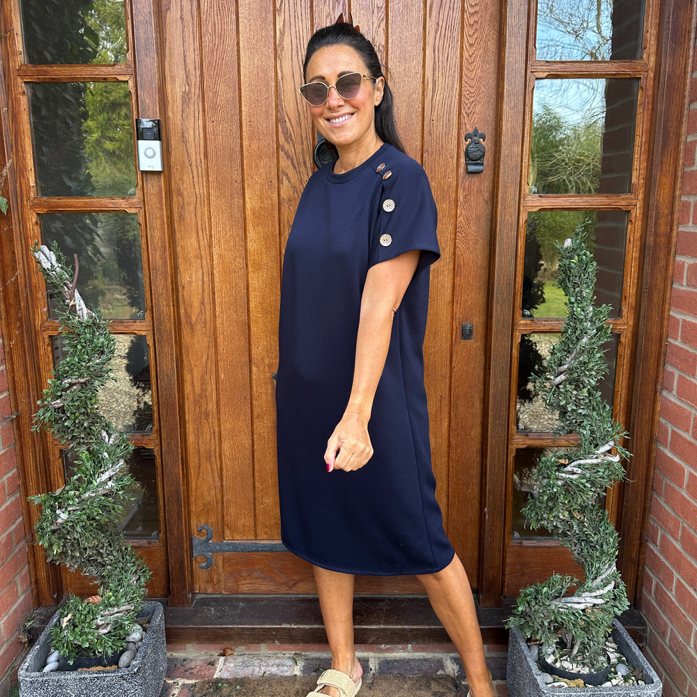 Heidi Belt Dress - Blush Boutique Essex