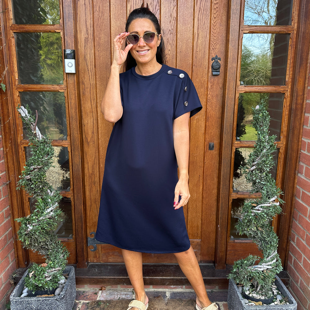 Heidi Belt Dress - Blush Boutique Essex
