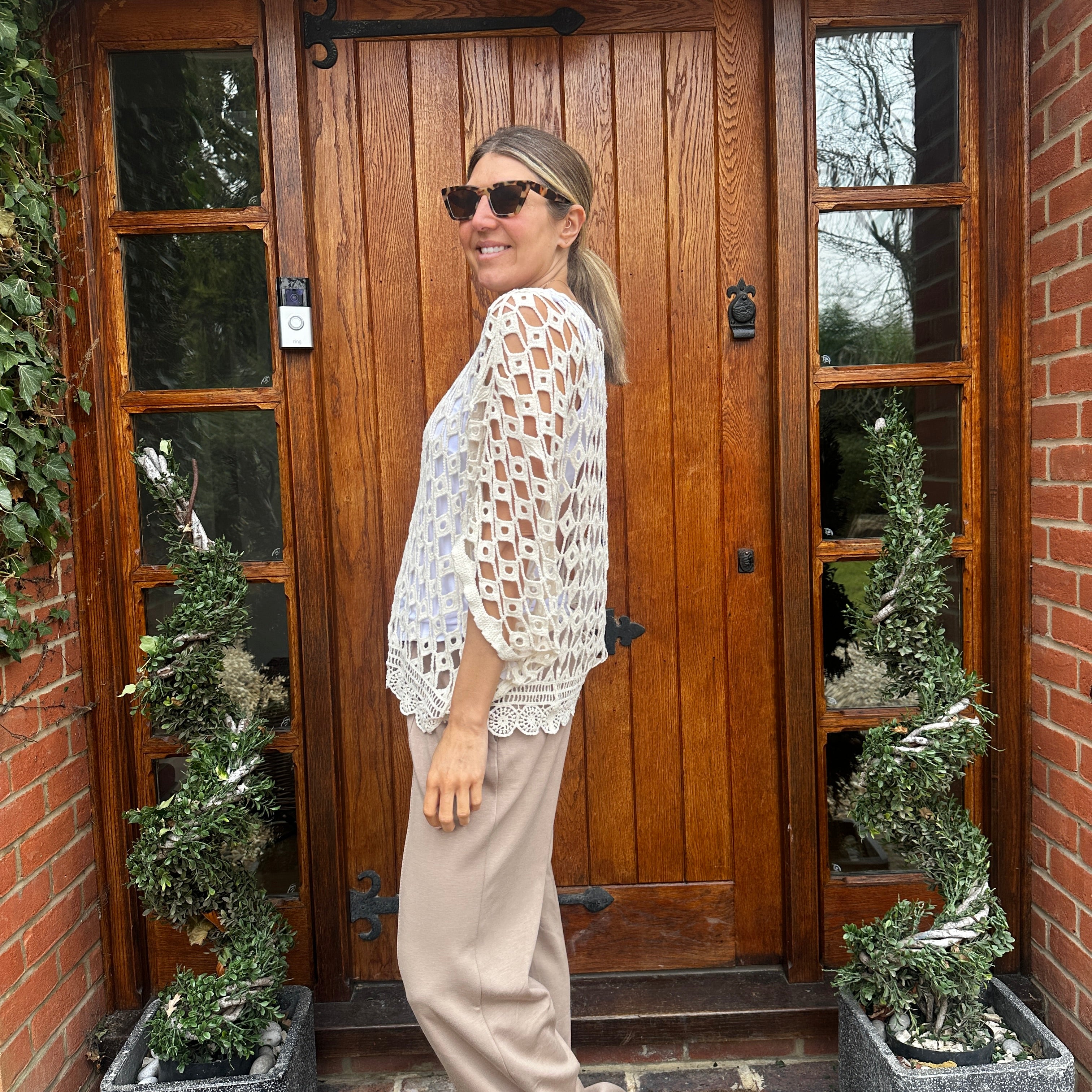Belle Crochet Top - Blush Boutique Essex