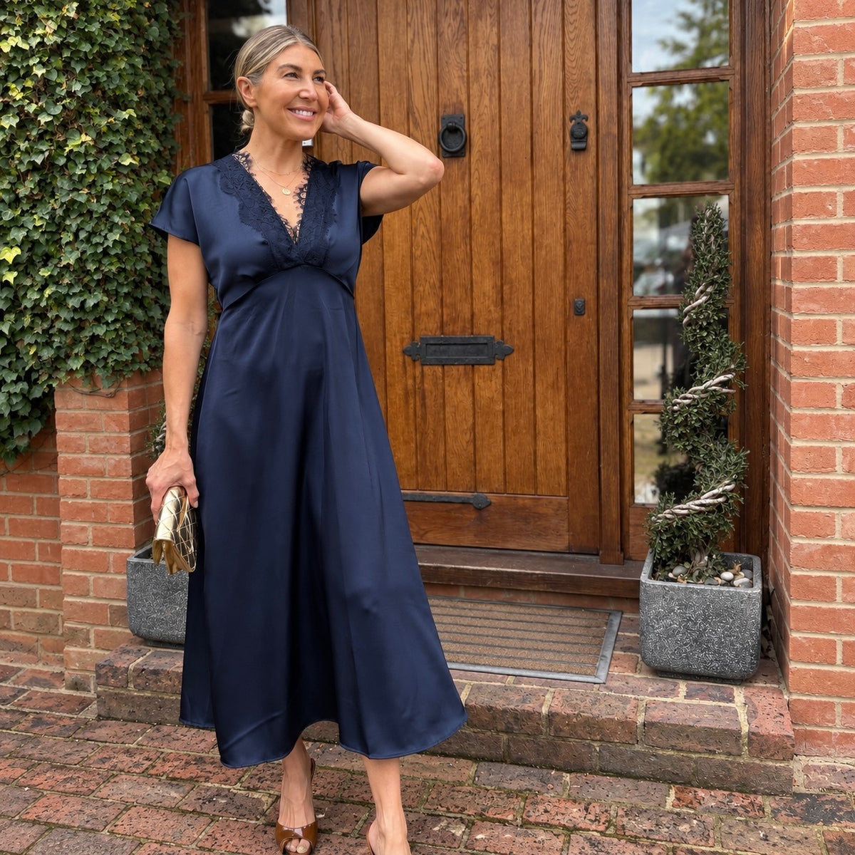 Victoria Satin Dress
