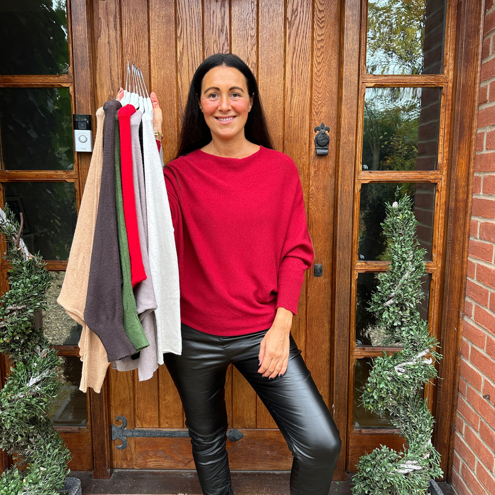 Bree Soft Knit Jumper - Blush Boutique Essex
