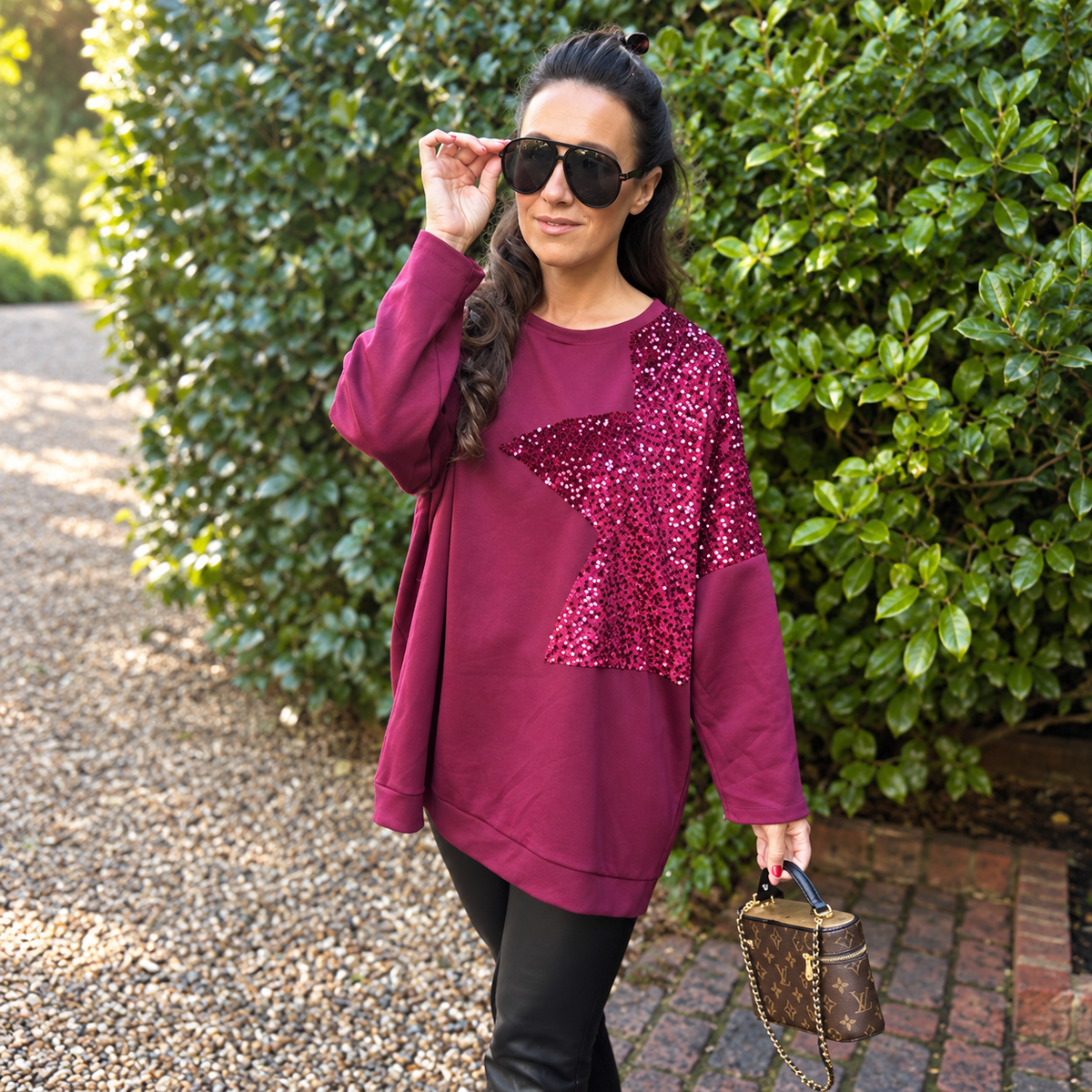 Indi Star Sweatshirt - Blush Boutique Essex