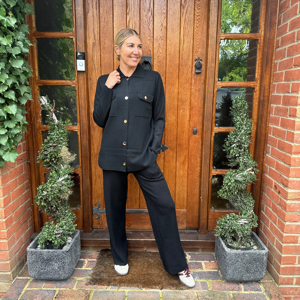 Juliette Button Co Ord - Blush Boutique Essex