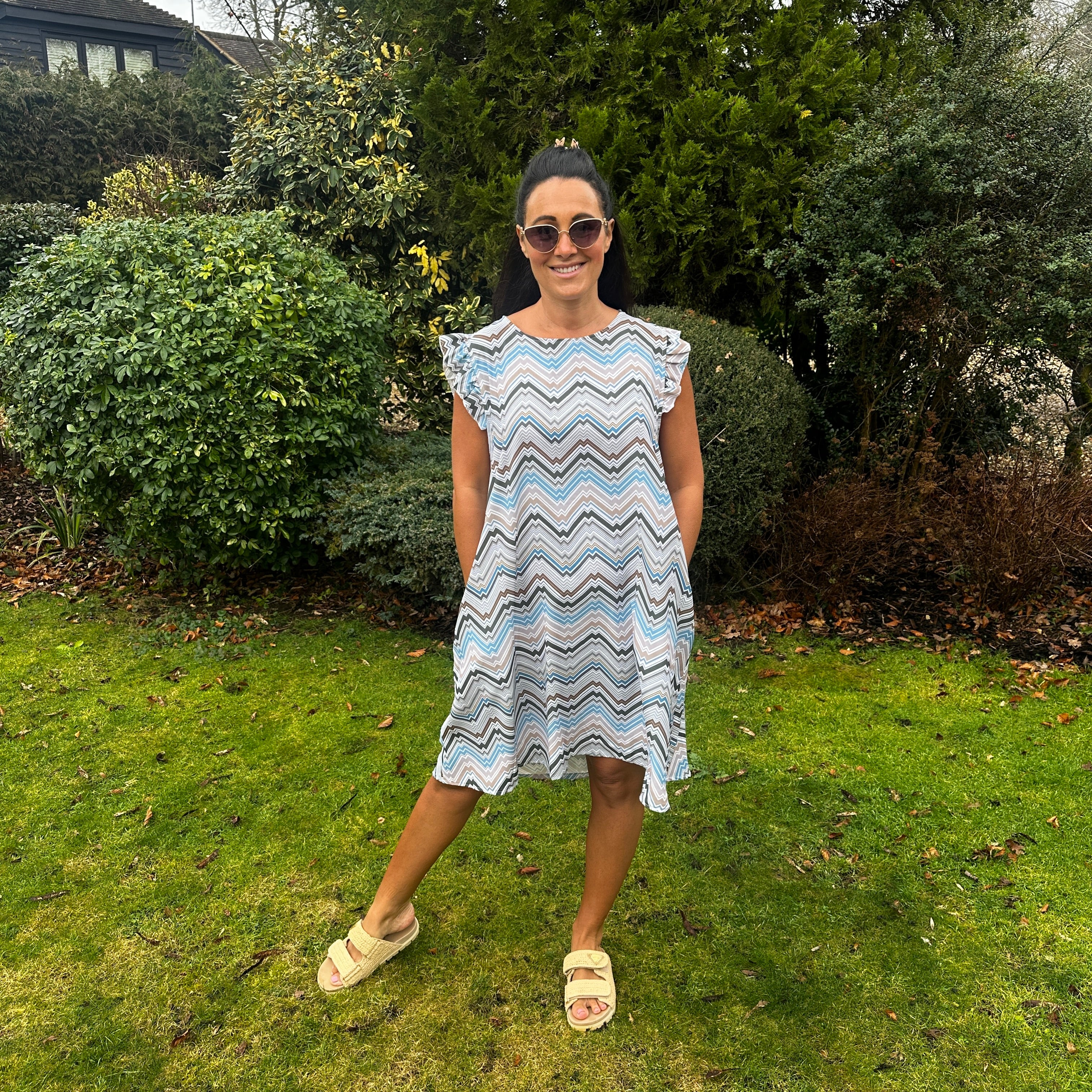 Mimi Button Dress - Blush Boutique Essex