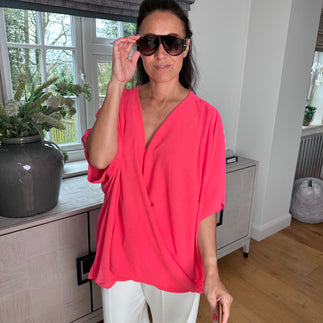 Stacey drape top - Blush Boutique Essex