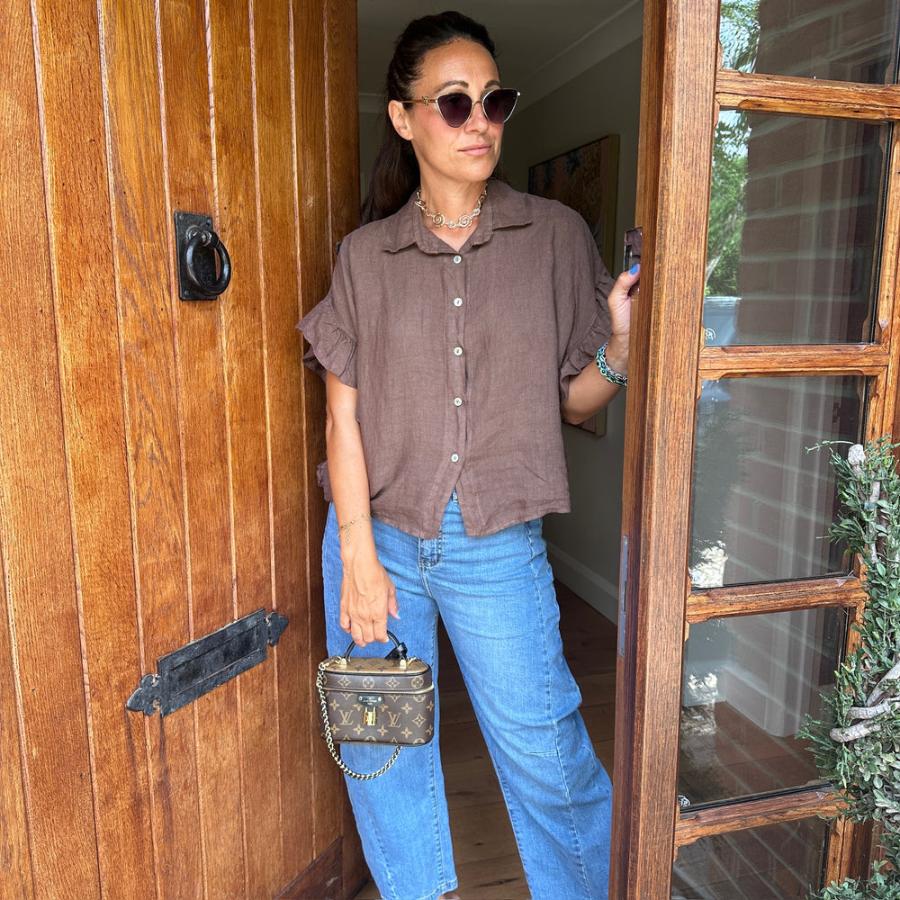 Kayla linen shirt