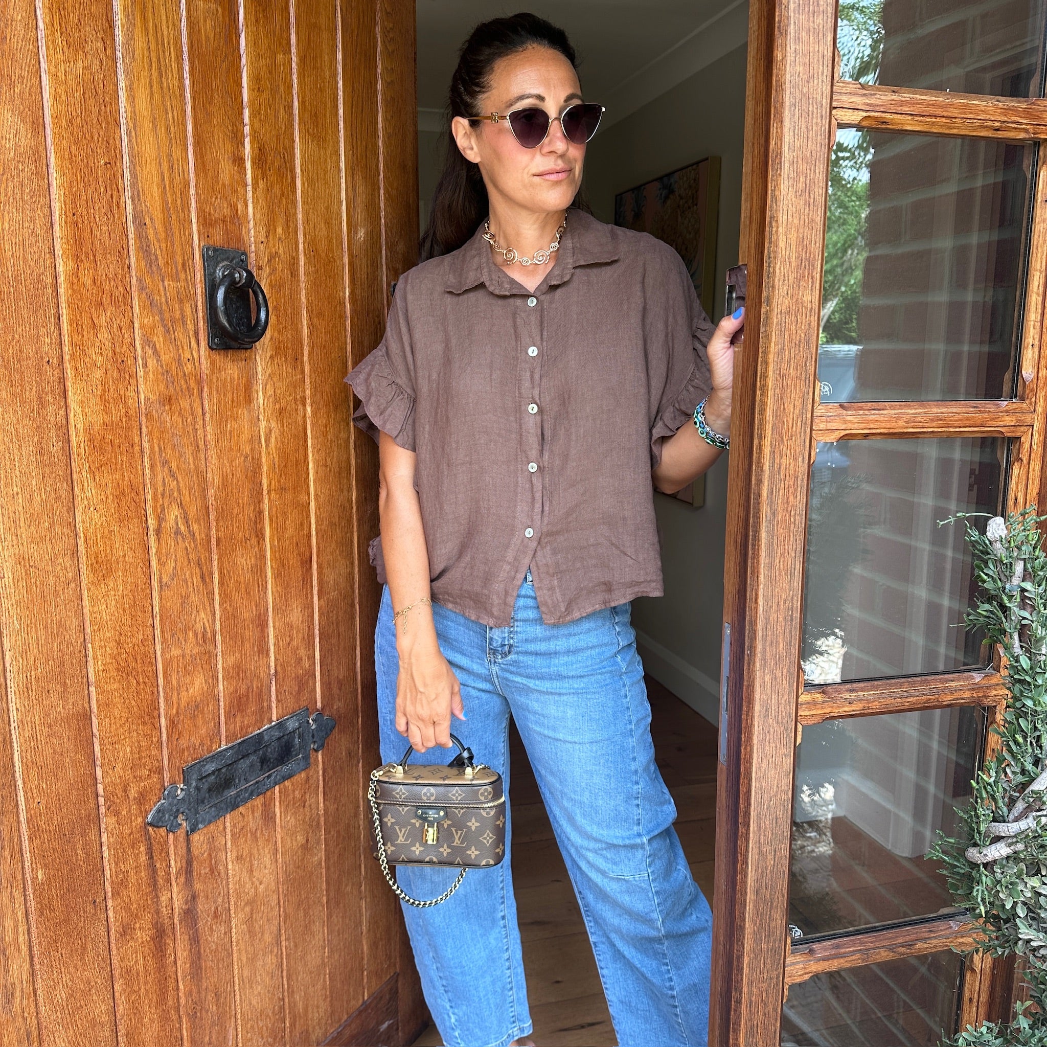 Kayla linen shirt