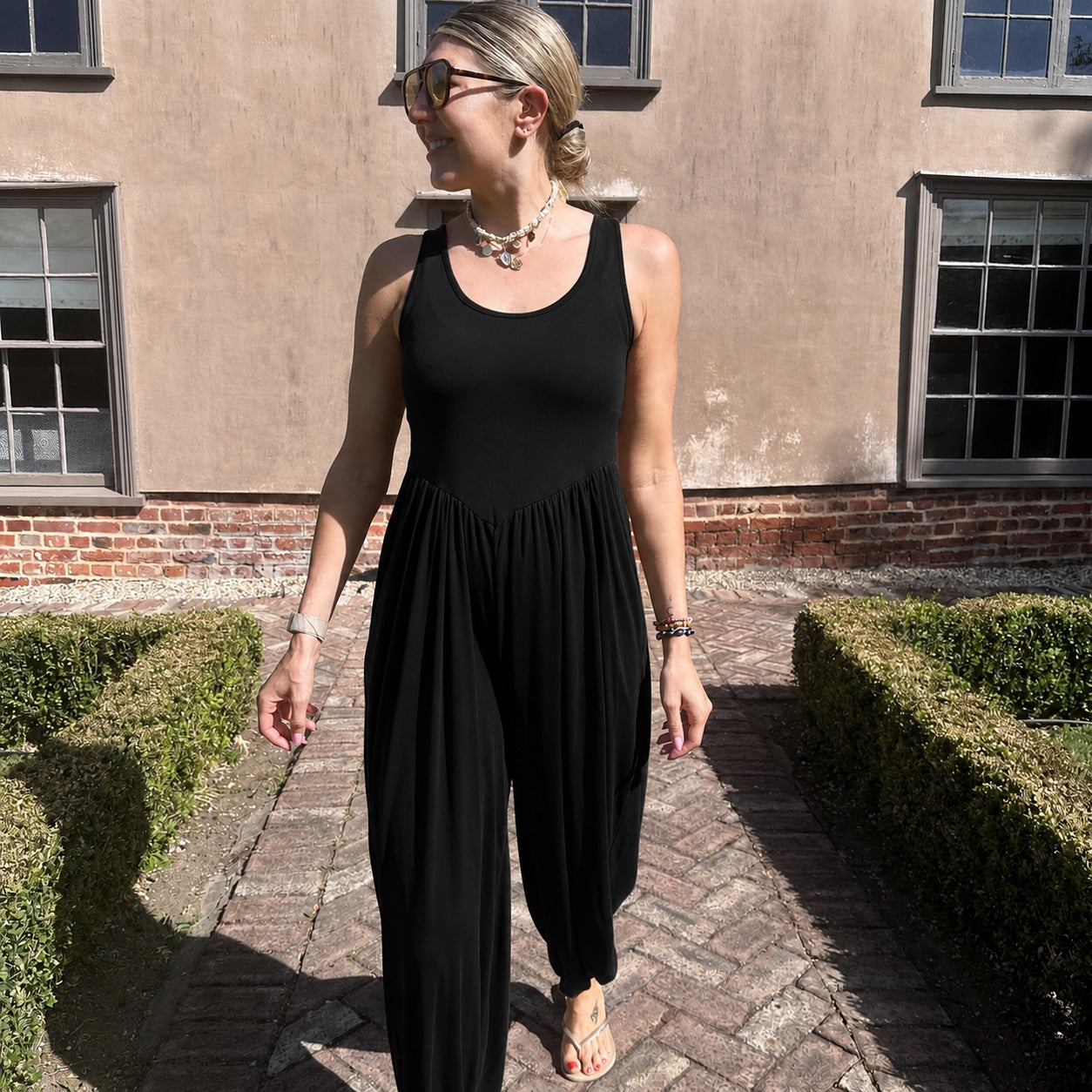 Retreat Jumpsuit - Blush Boutique Essex