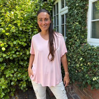 Jamie Jersey T Shirt - Blush Boutique Essex