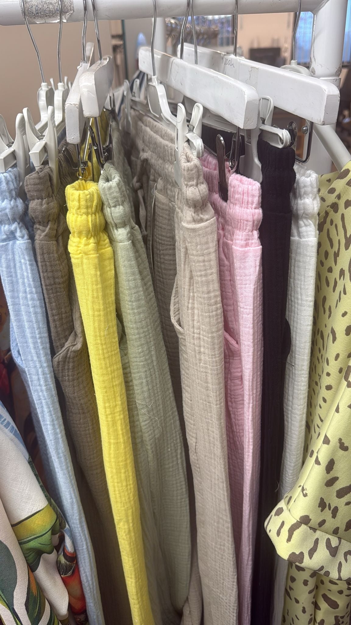 Noah Cheesecloth Trousers - Blush Boutique Essex